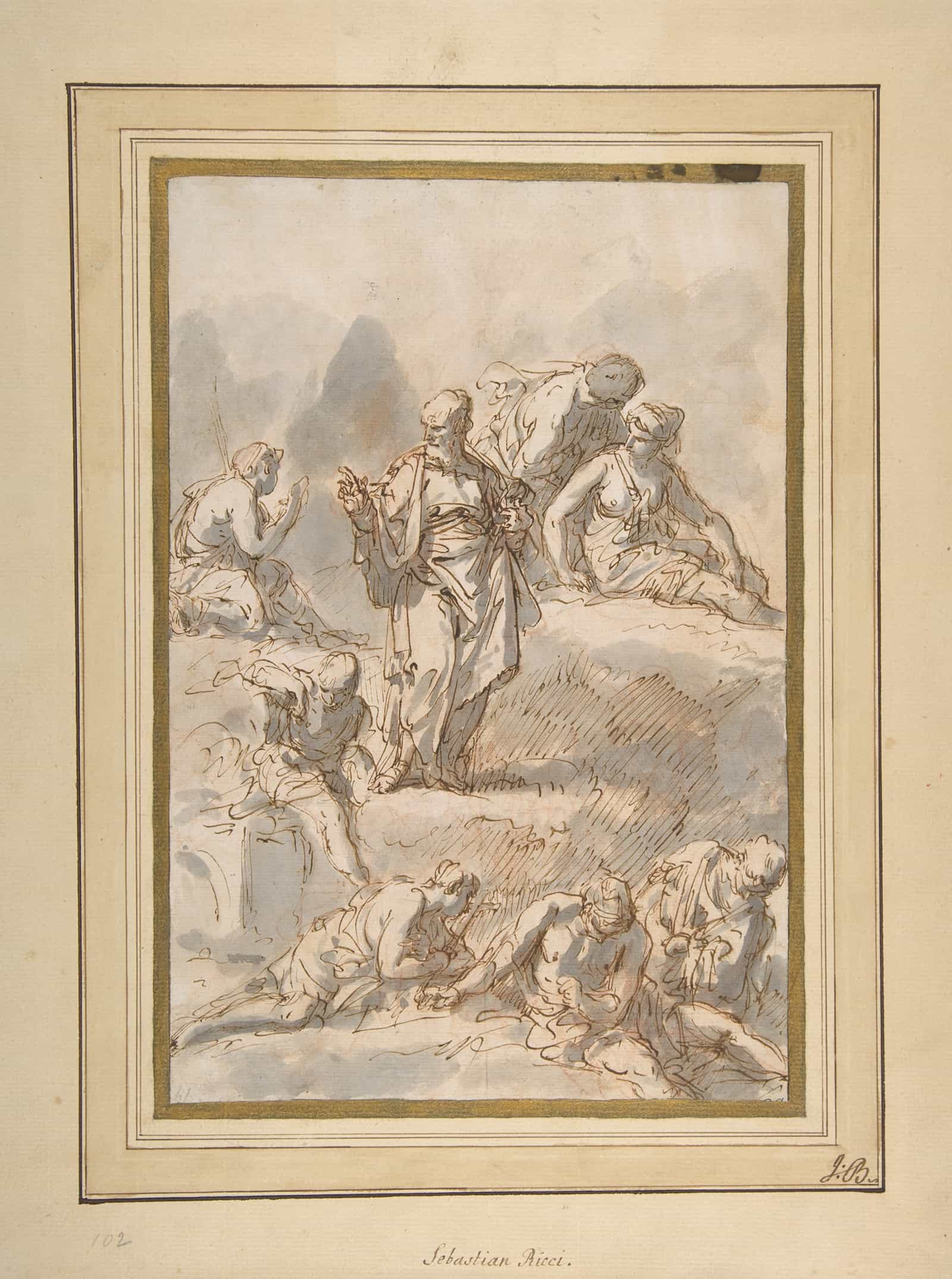 Figure Studies by Sebastiano Ricci
