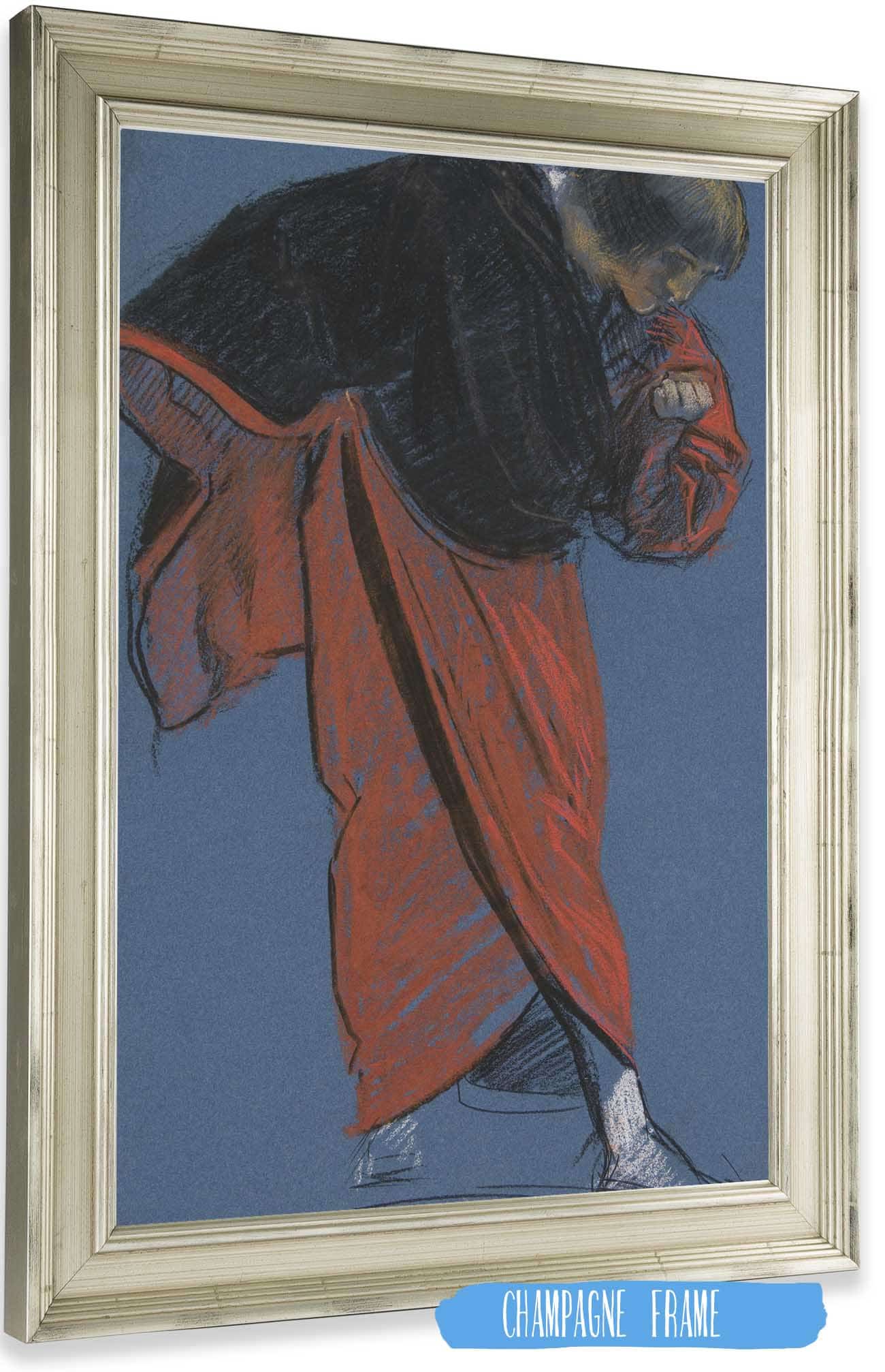 Figure Study For Measure For Measure Ii by Edwin Austin Abbey