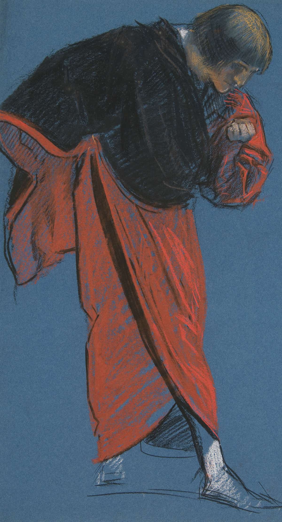 Figure Study For Measure For Measure Ii by Edwin Austin Abbey - Image 3