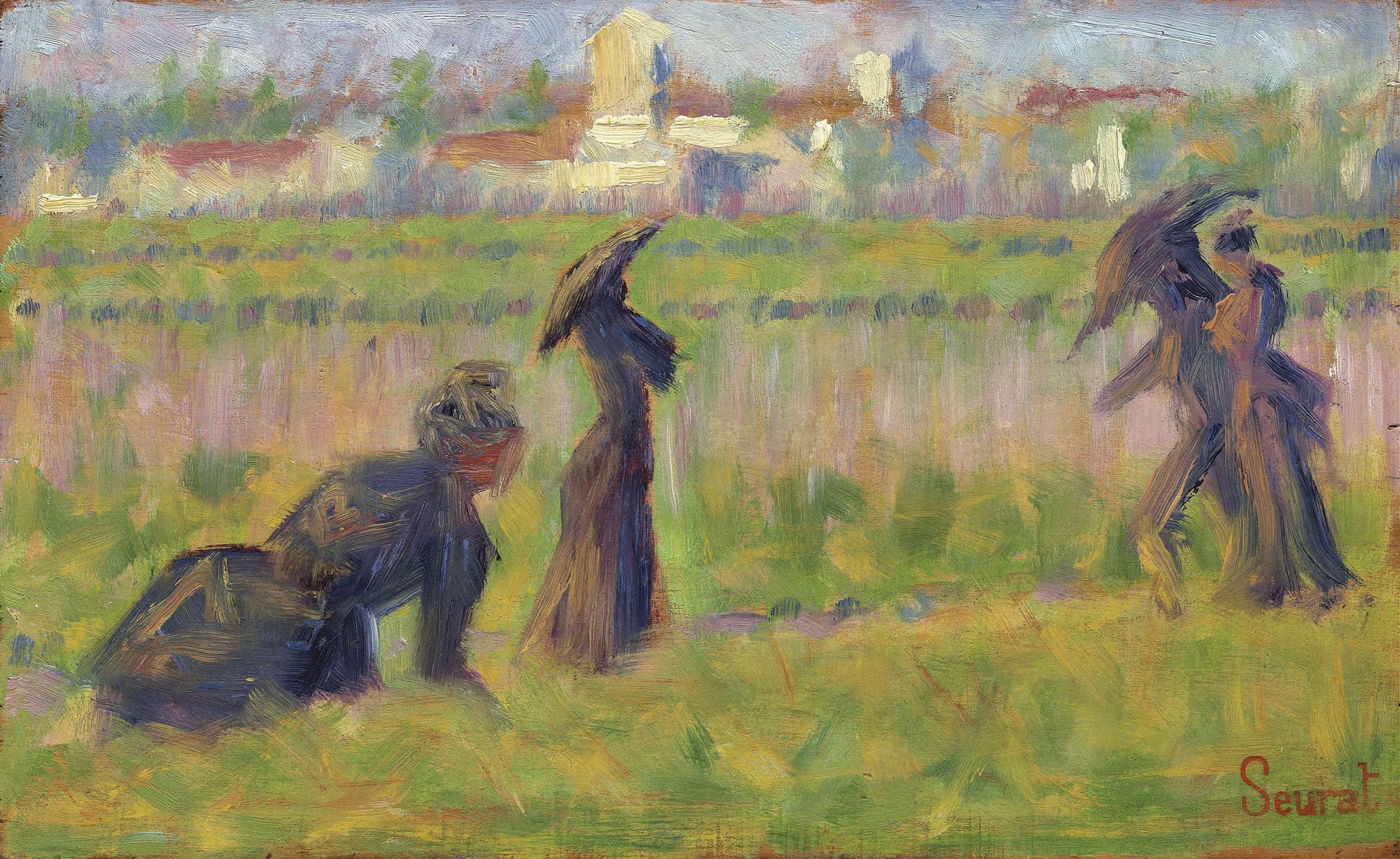 Figures In A Landscape by Georges Seurat - Image 2