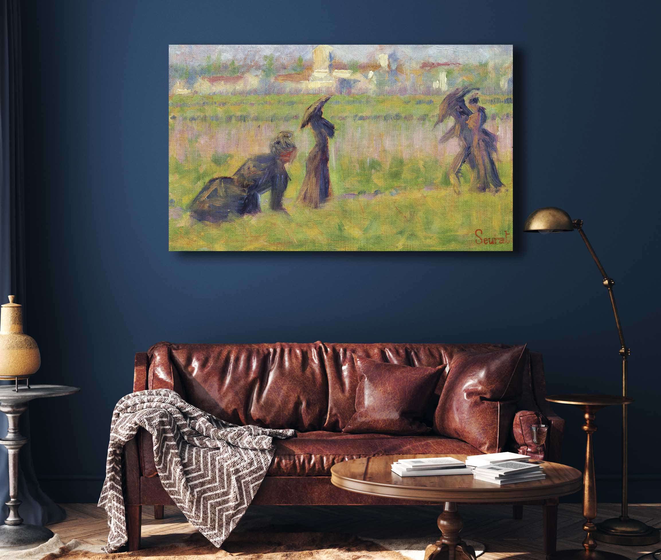 Figures In A Landscape by Georges Seurat - Image 4