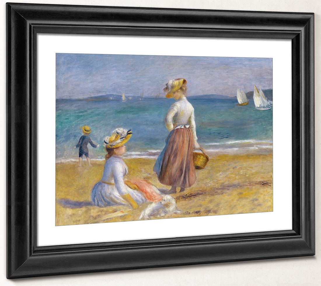 Figures On The Beach By Pierre Auguste Renoir - Image 4