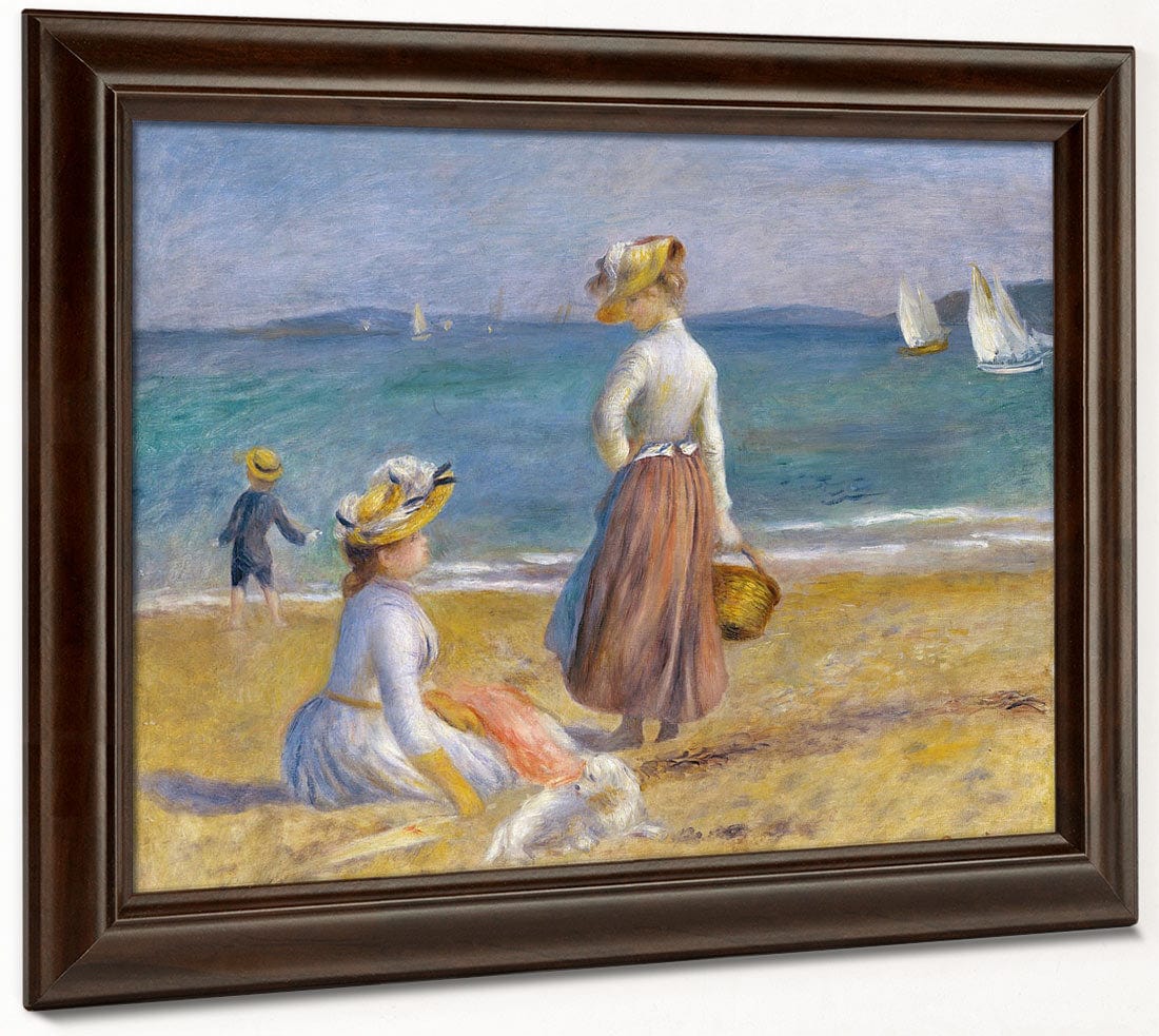 Figures On The Beach By Pierre Auguste Renoir - Image 6