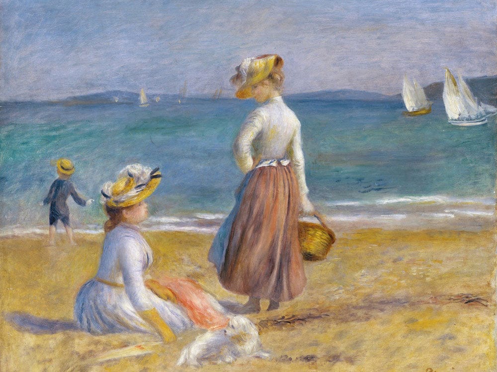 Figures On The Beach By Pierre Auguste Renoir - Image 7