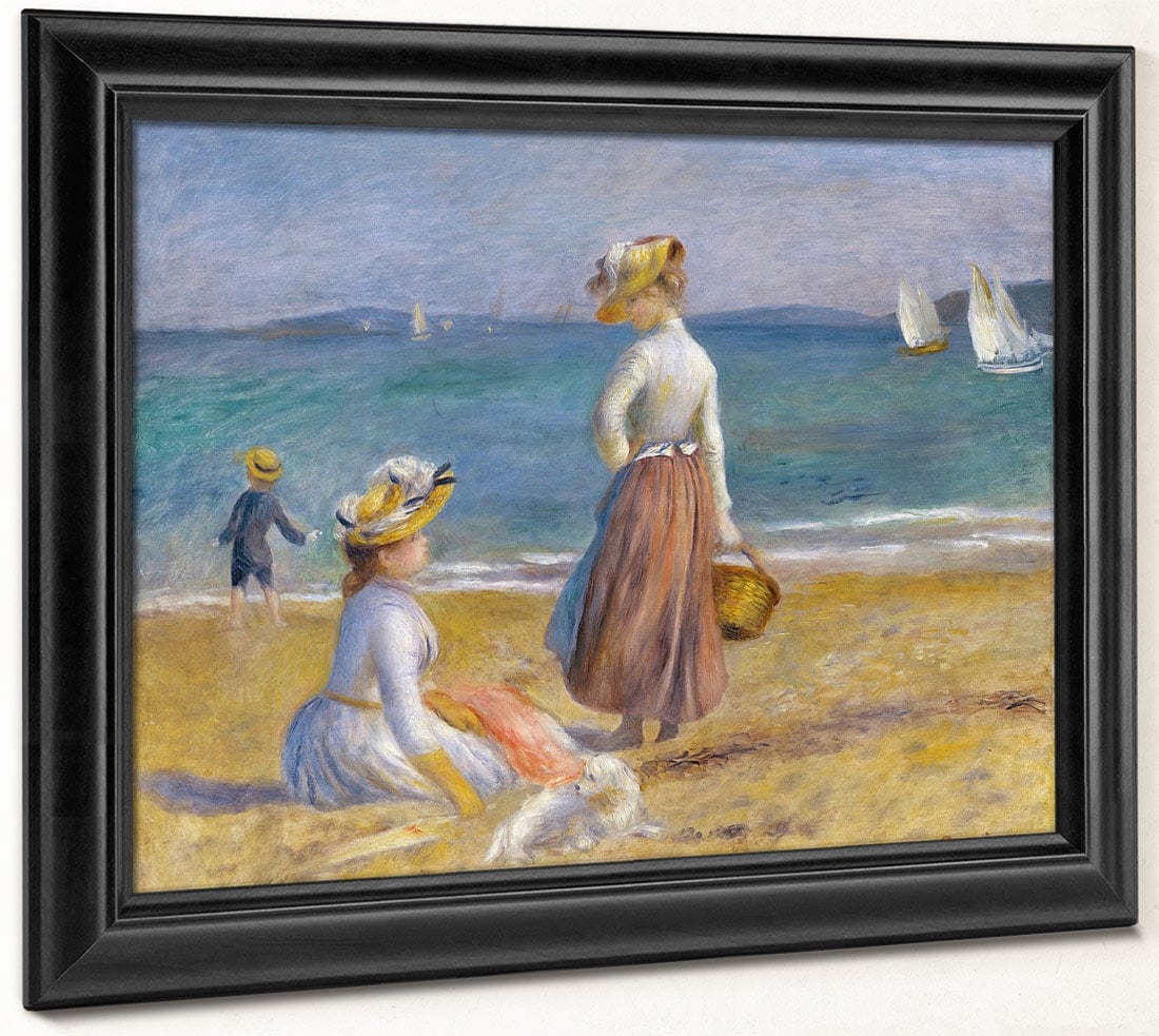 Figures On The Beach By Pierre Auguste Renoir - Image 8