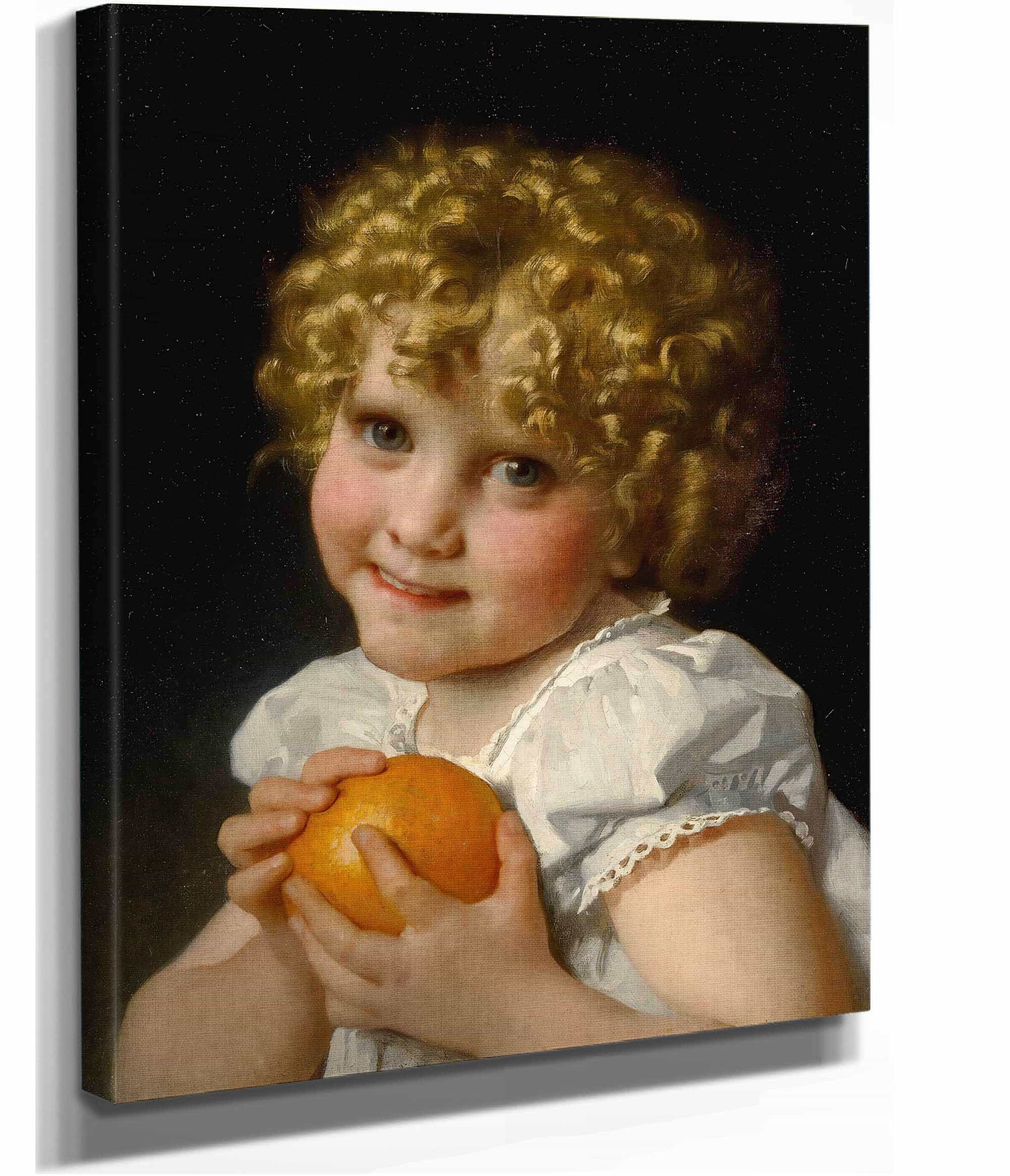 Fillette A Lorange by Leon Jean Basile Perrault - Image 2
