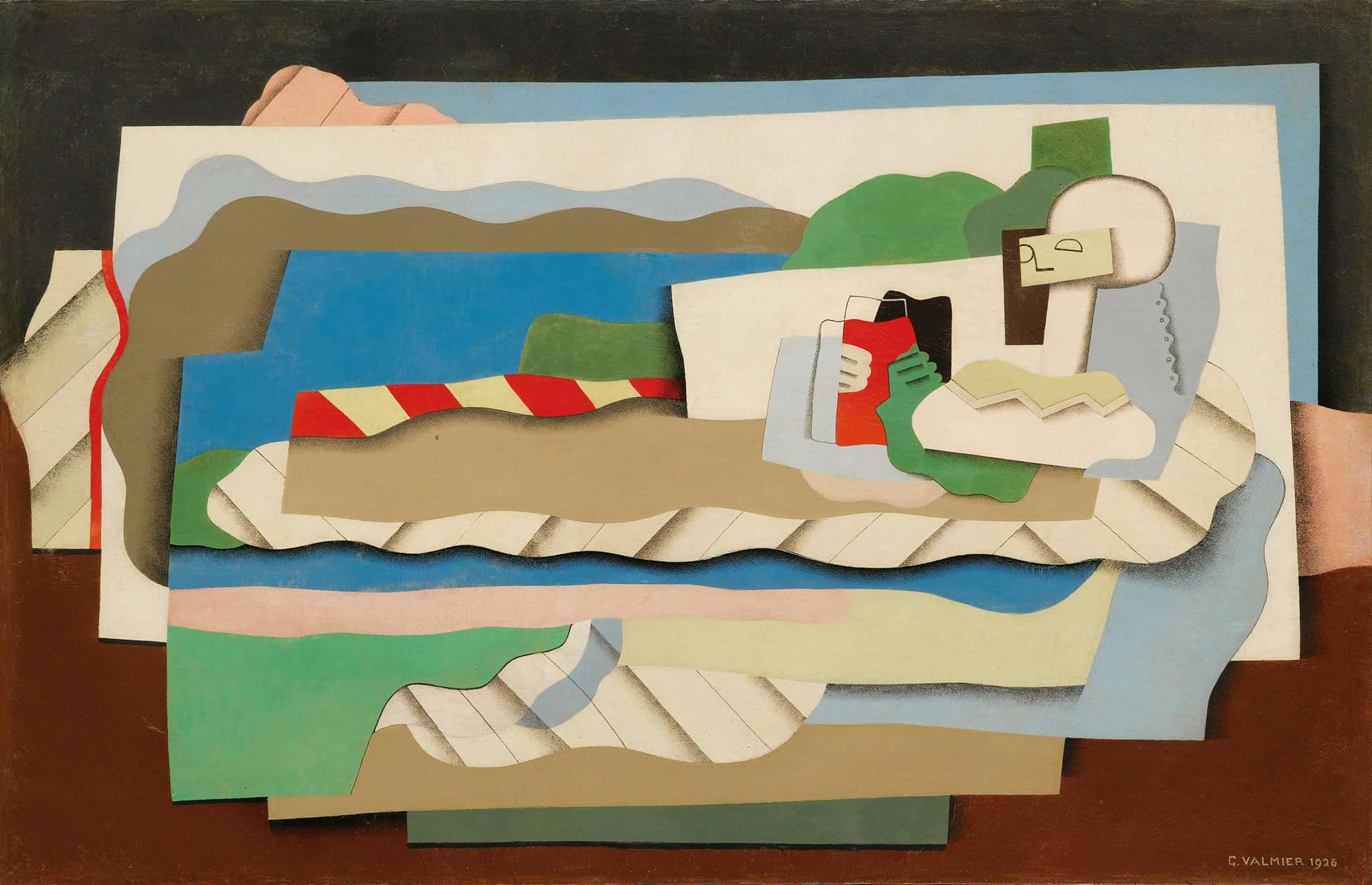 Fillette Allongee by Georges Valmier - Image 2