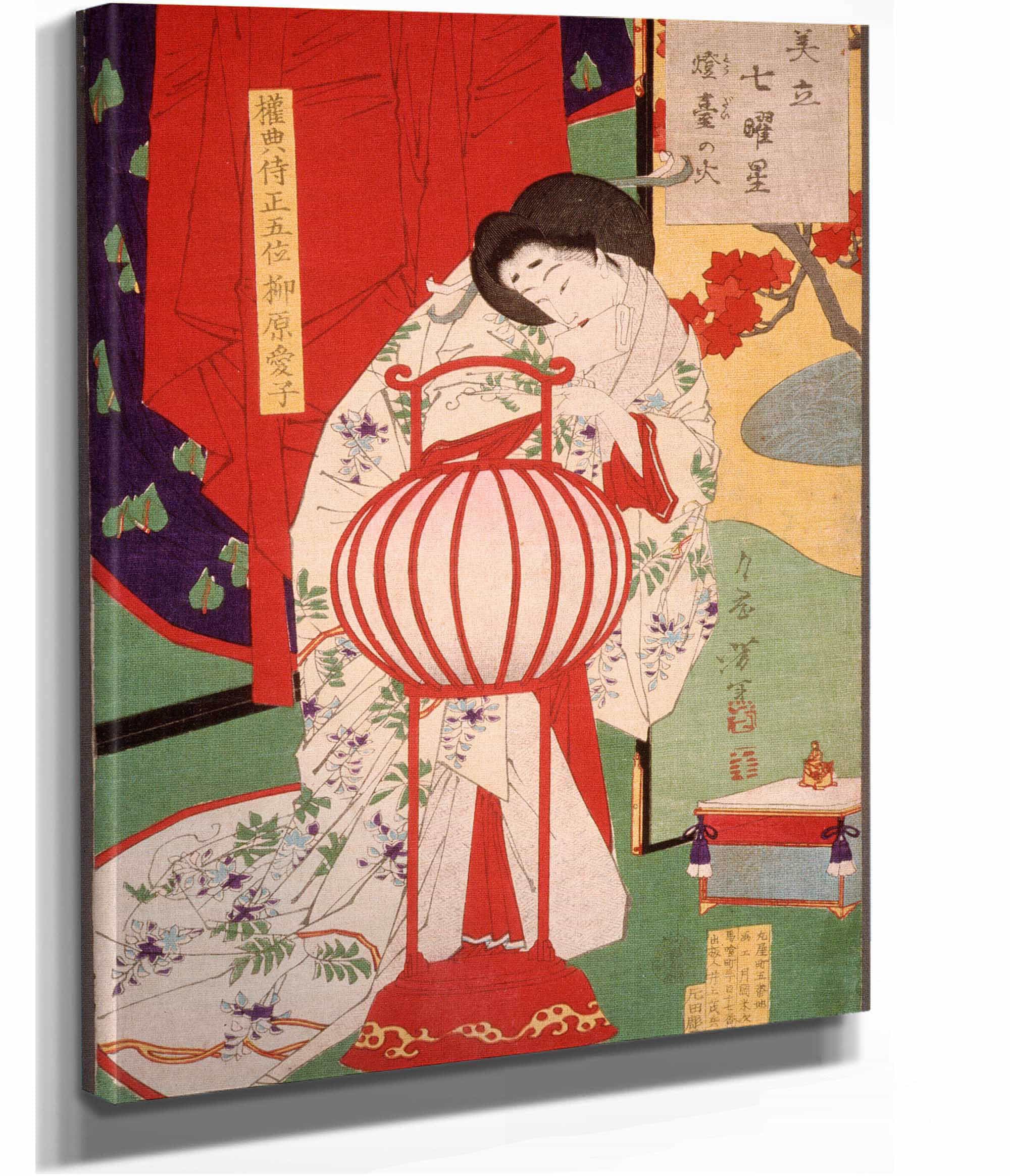 Fire In The Lamp Stand by Tsukioka Yoshitoshi - Image 2
