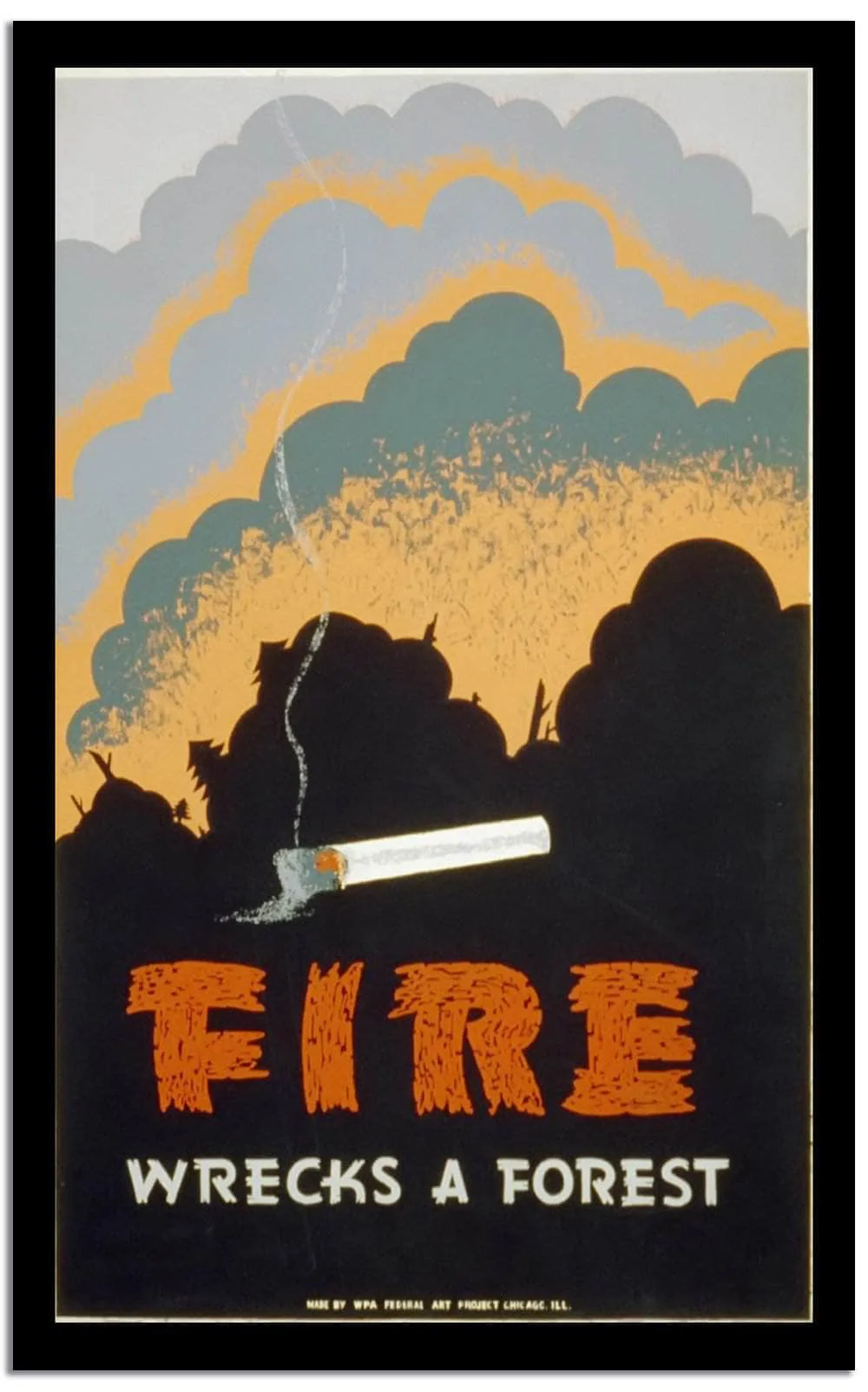 Fire Vintage Poster - Image 2