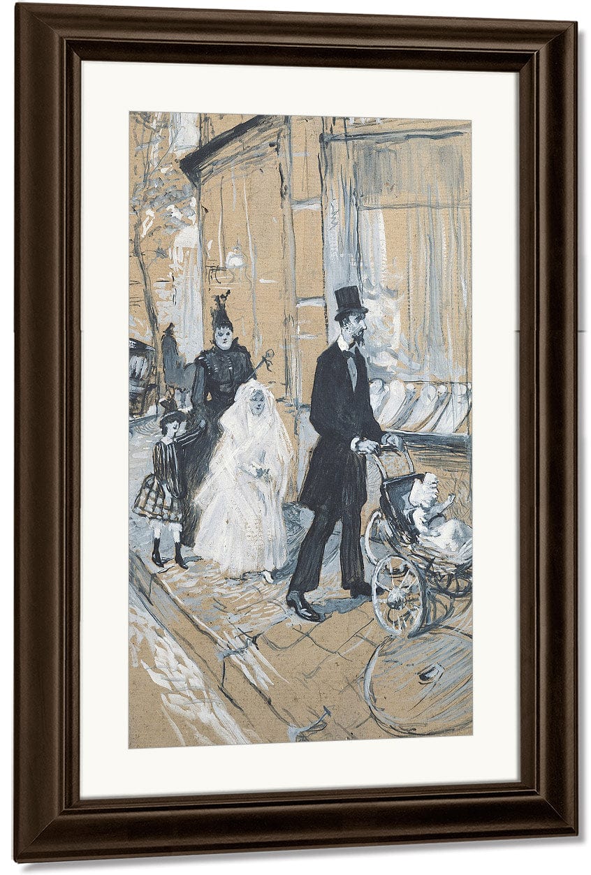 First Communion Day By Henri Marie Raymond De Toulouse Lautrec Monfa - Image 4