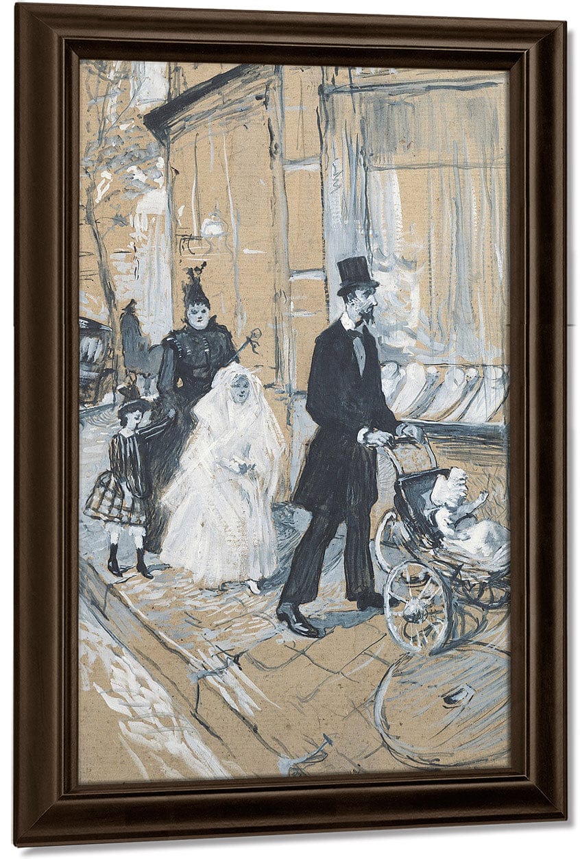 First Communion Day By Henri Marie Raymond De Toulouse Lautrec Monfa - Image 5