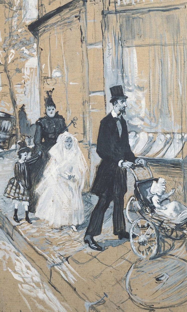 First Communion Day By Henri Marie Raymond De Toulouse Lautrec Monfa - Image 6