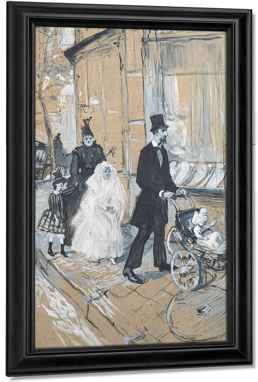 First Communion Day By Henri Marie Raymond De Toulouse Lautrec Monfa - Image 7