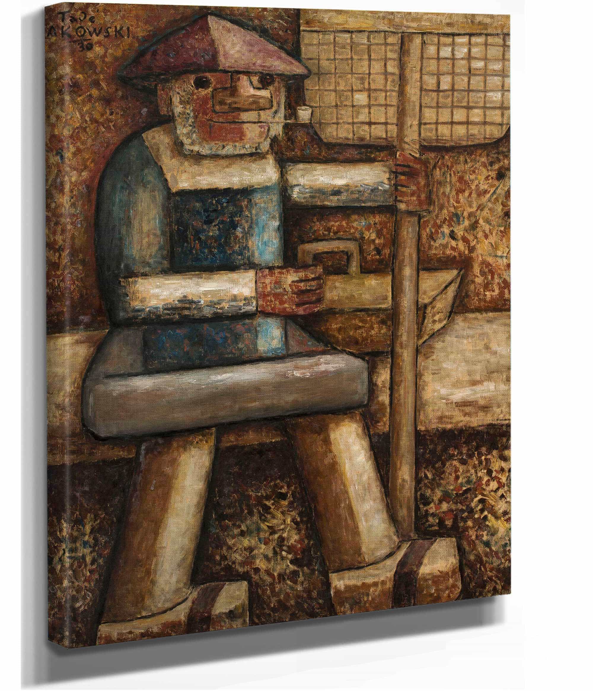 Fisherman by Tadeusz Makowski - Image 2