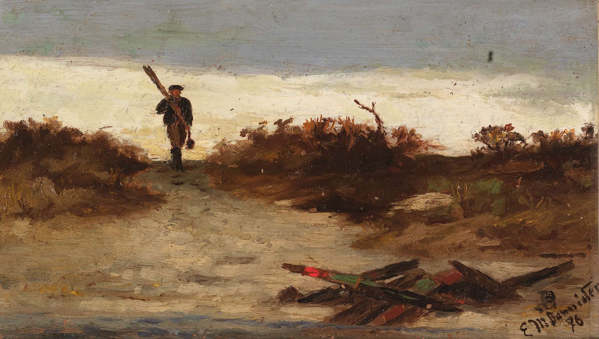 Fisherman By Water by Edward Mitchell Bannister - Image 2