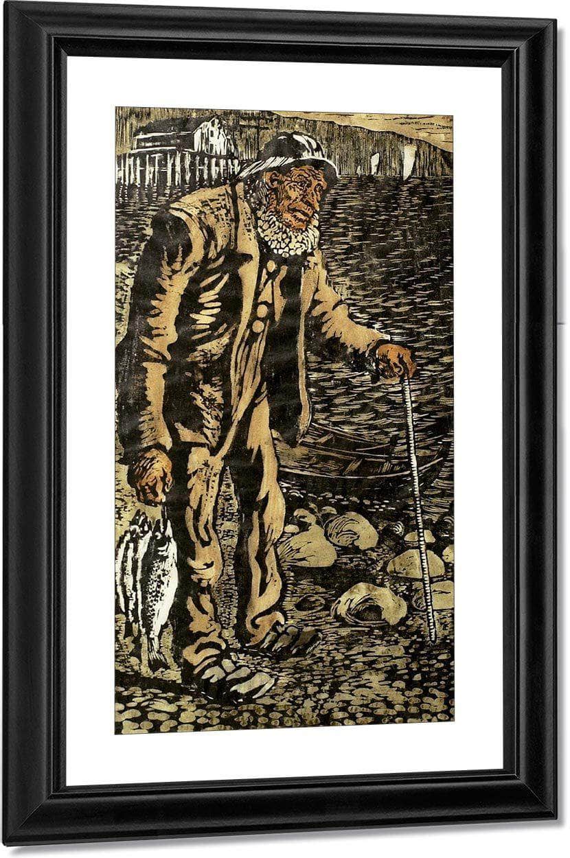 Fisherman By Nicolai Astrup - Image 3