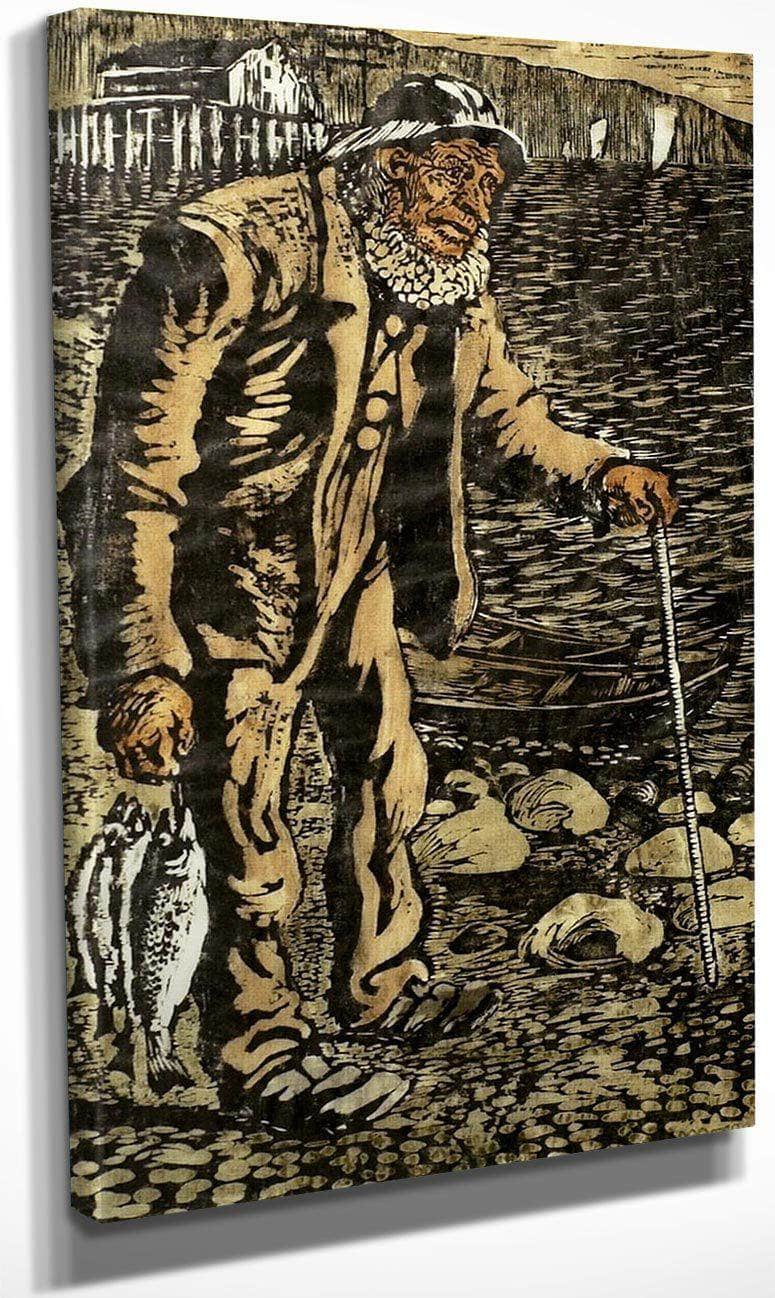 Fisherman By Nicolai Astrup - Image 4
