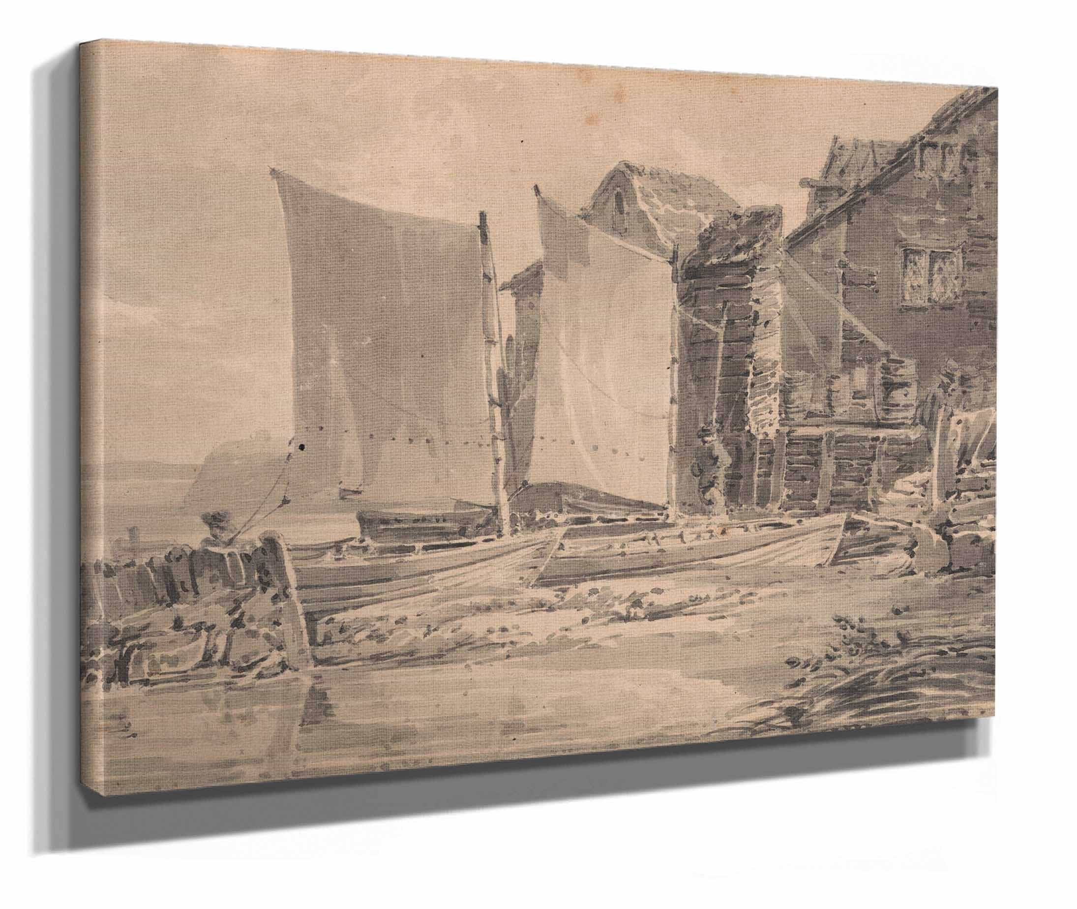 Fishermans Cottage Dover S by Joseph Mallord William Turner - Image 2