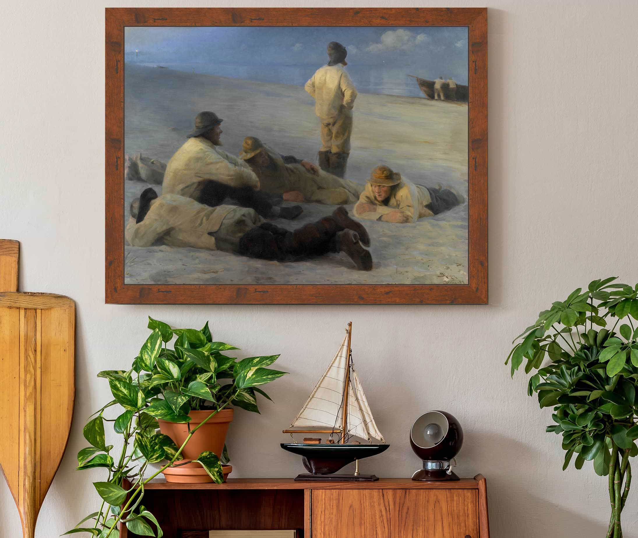 Fishermen At Skagen Beach by Peder Severin Kroyer - Image 3
