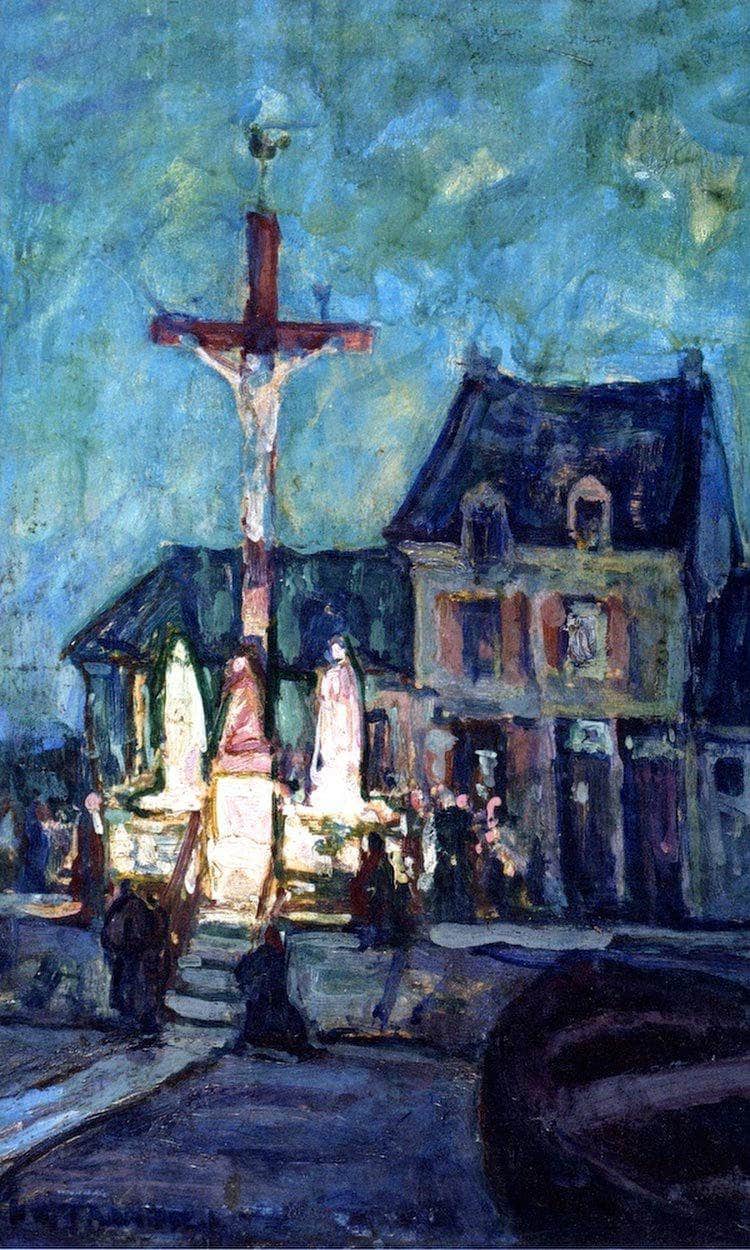 Fishermen's Devotions, Etaples By Henry Ossawa Tanner - Image 5