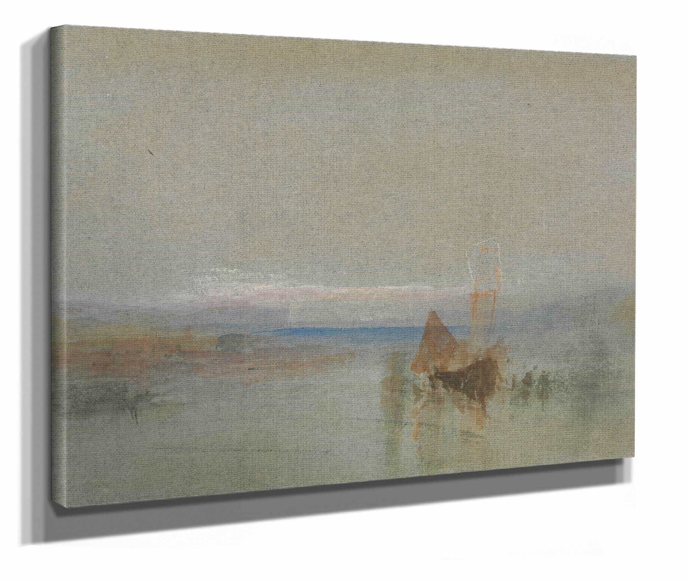 Fishing Boats Becalmed Off Le Havre by Joseph Mallord William Turner - Image 2