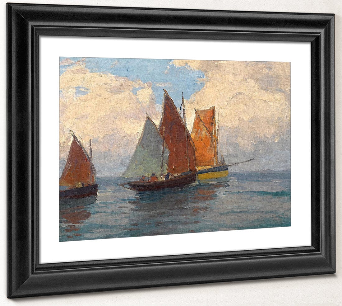 Fishing Boats By Edgar Payne - Image 4