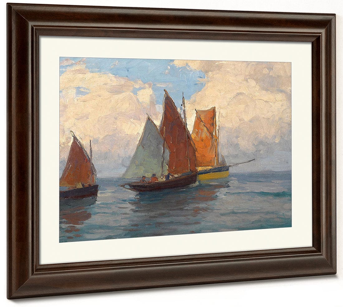 Fishing Boats By Edgar Payne - Image 5