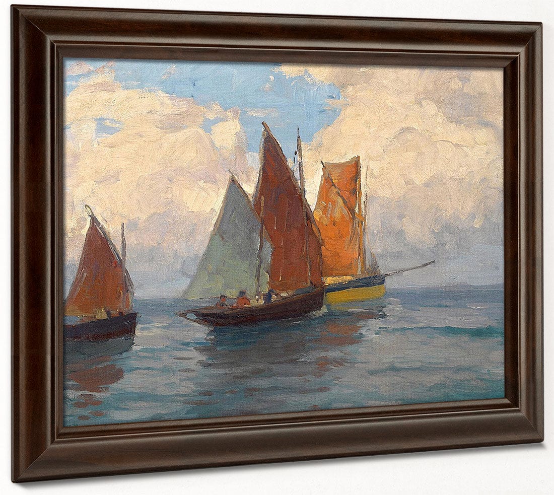Fishing Boats By Edgar Payne - Image 6