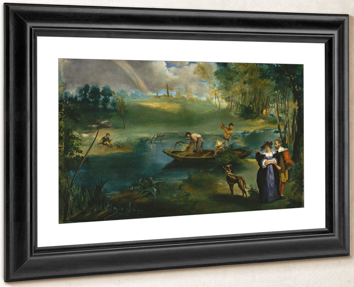 Fishing La Peche 1863 Oil On Canvas 7680X12320Mm Metropolitan Museum Of Art By Edouard Manet - Image 4