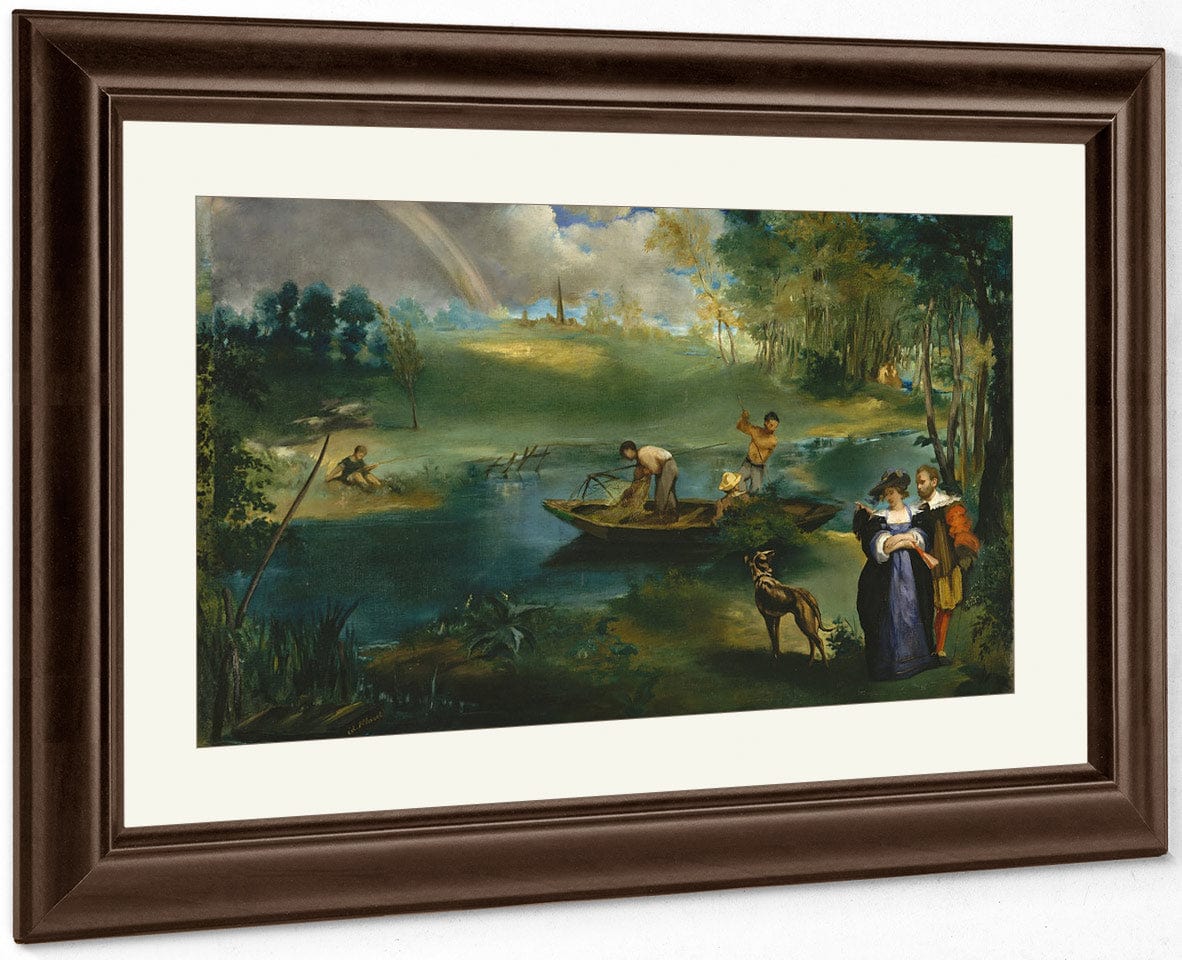 Fishing La Peche 1863 Oil On Canvas 7680X12320Mm Metropolitan Museum Of Art By Edouard Manet - Image 5