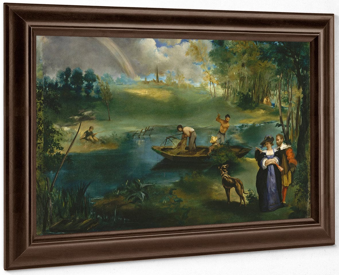 Fishing La Peche 1863 Oil On Canvas 7680X12320Mm Metropolitan Museum Of Art By Edouard Manet - Image 6