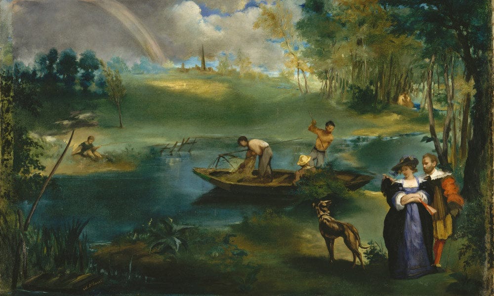 Fishing La Peche 1863 Oil On Canvas 7680X12320Mm Metropolitan Museum Of Art By Edouard Manet - Image 7