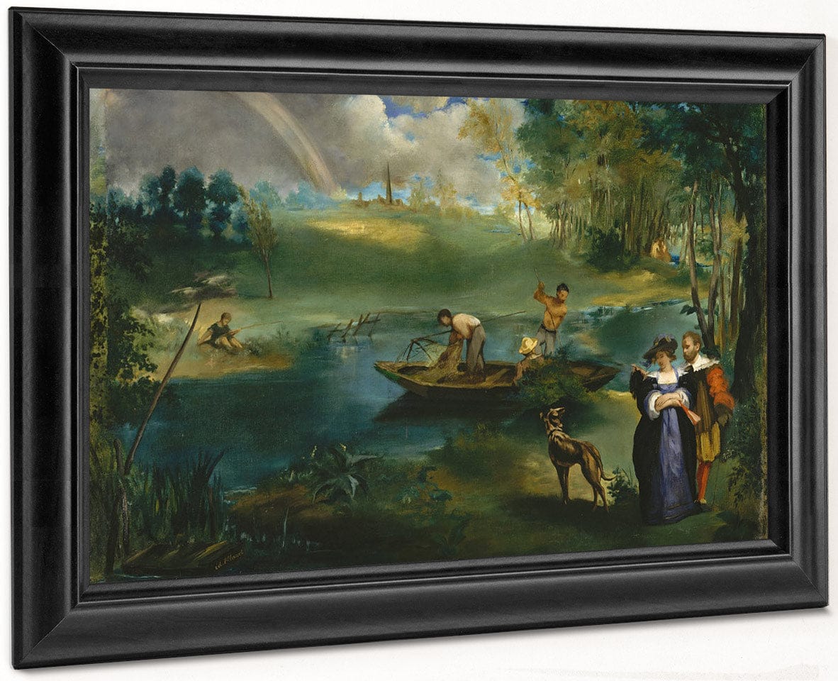 Fishing La Peche 1863 Oil On Canvas 7680X12320Mm Metropolitan Museum Of Art By Edouard Manet - Image 8
