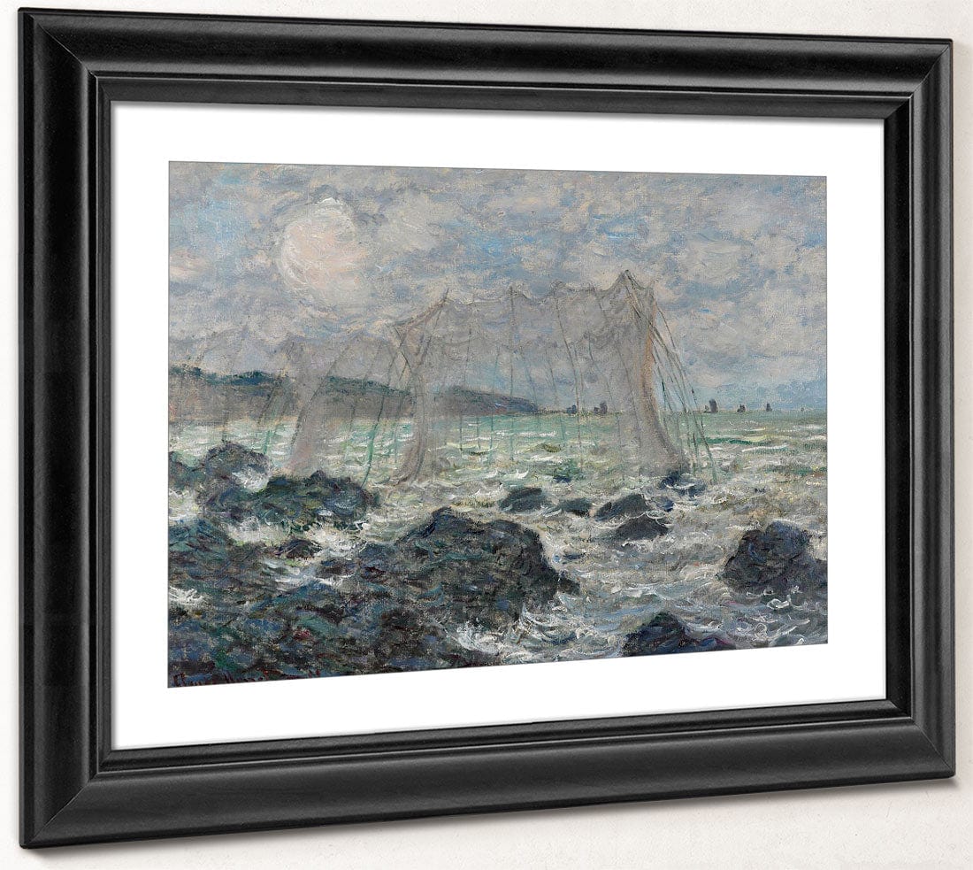 Fishing Nets At Pourville By Claude Monet - Image 4