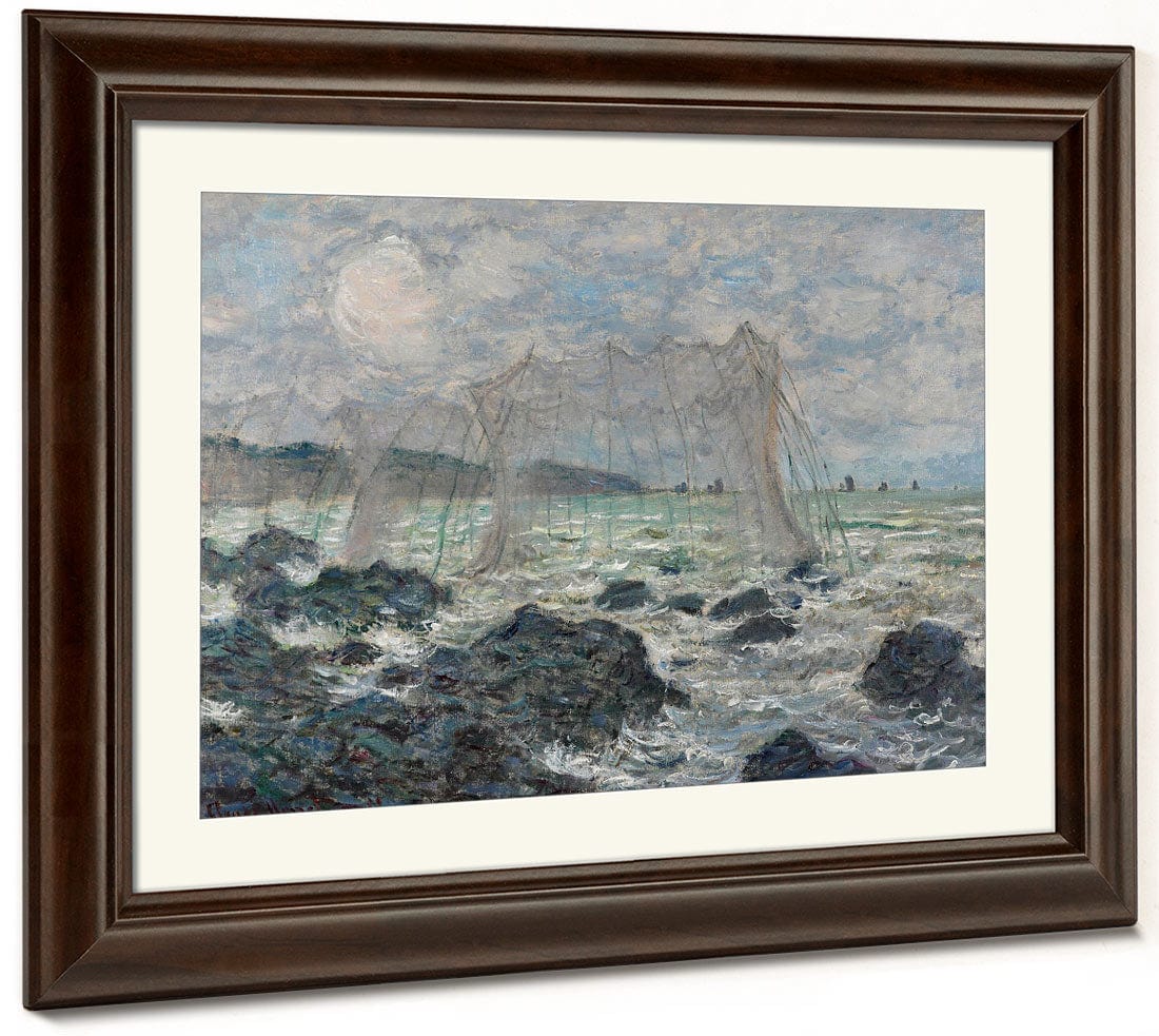 Fishing Nets At Pourville By Claude Monet - Image 5