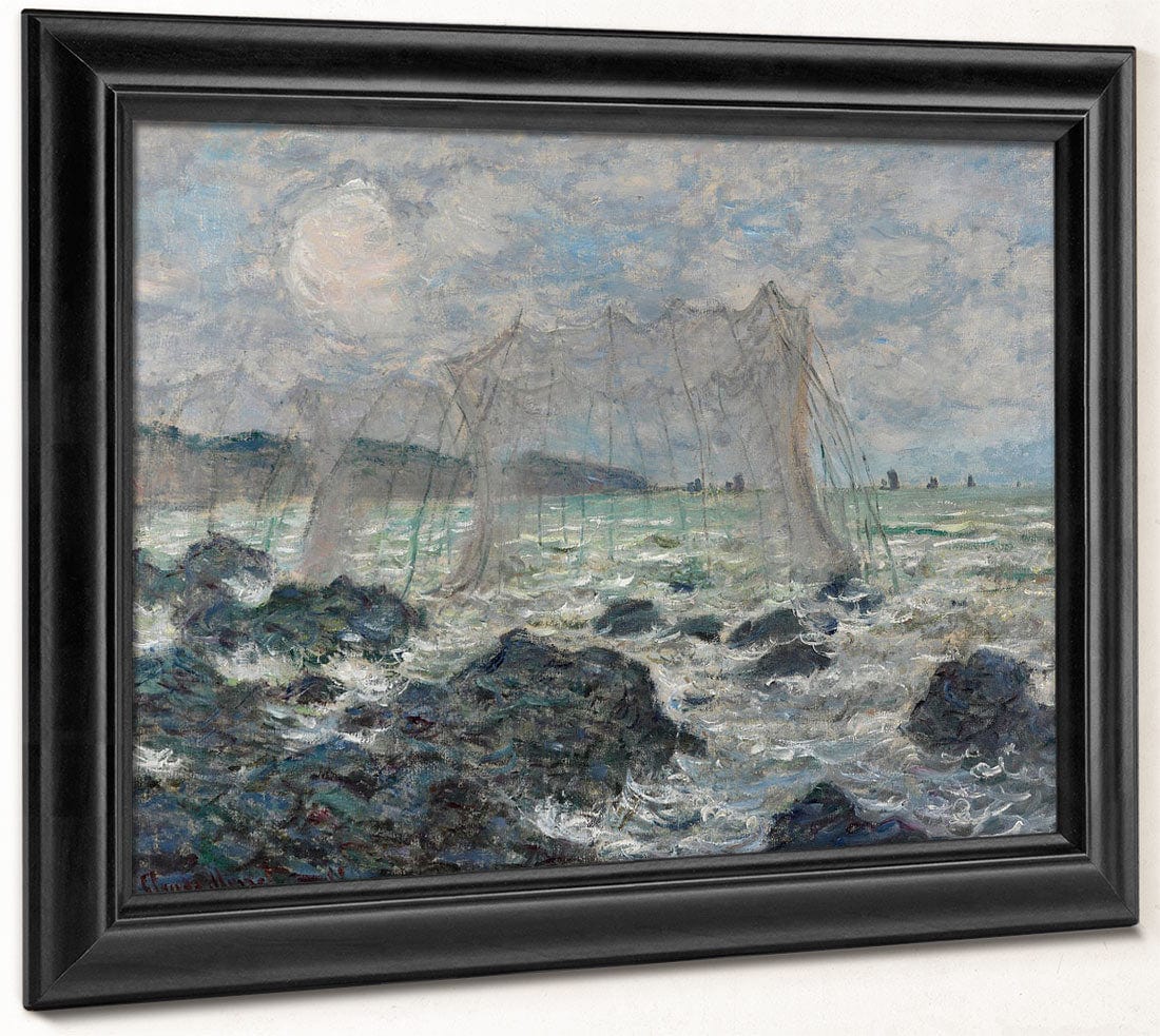 Fishing Nets At Pourville By Claude Monet - Image 8