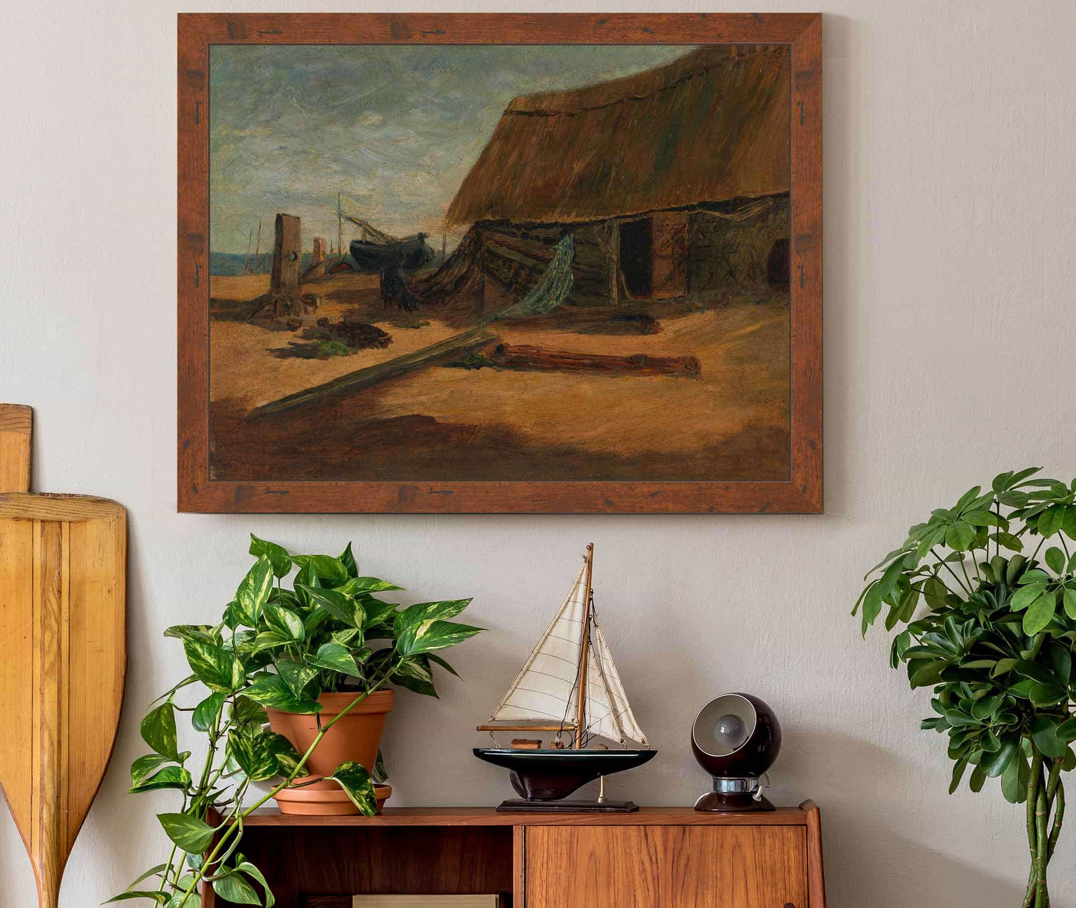 Fishing Shacks by Edward Mitchell Bannister - Image 3
