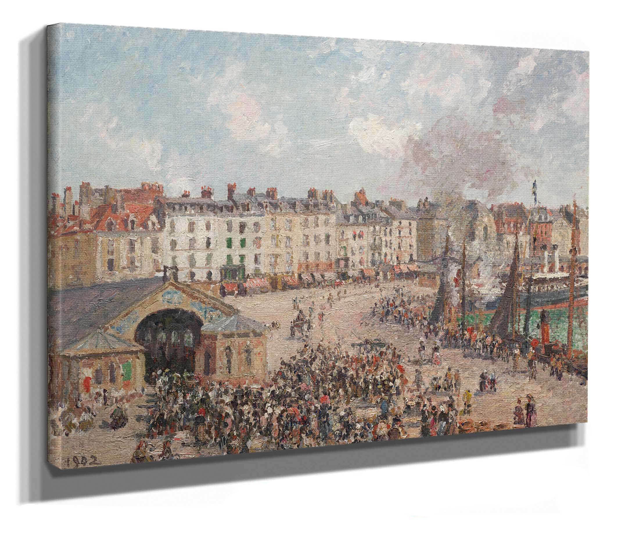 Fishmarket by Camille Pissarro - Image 2