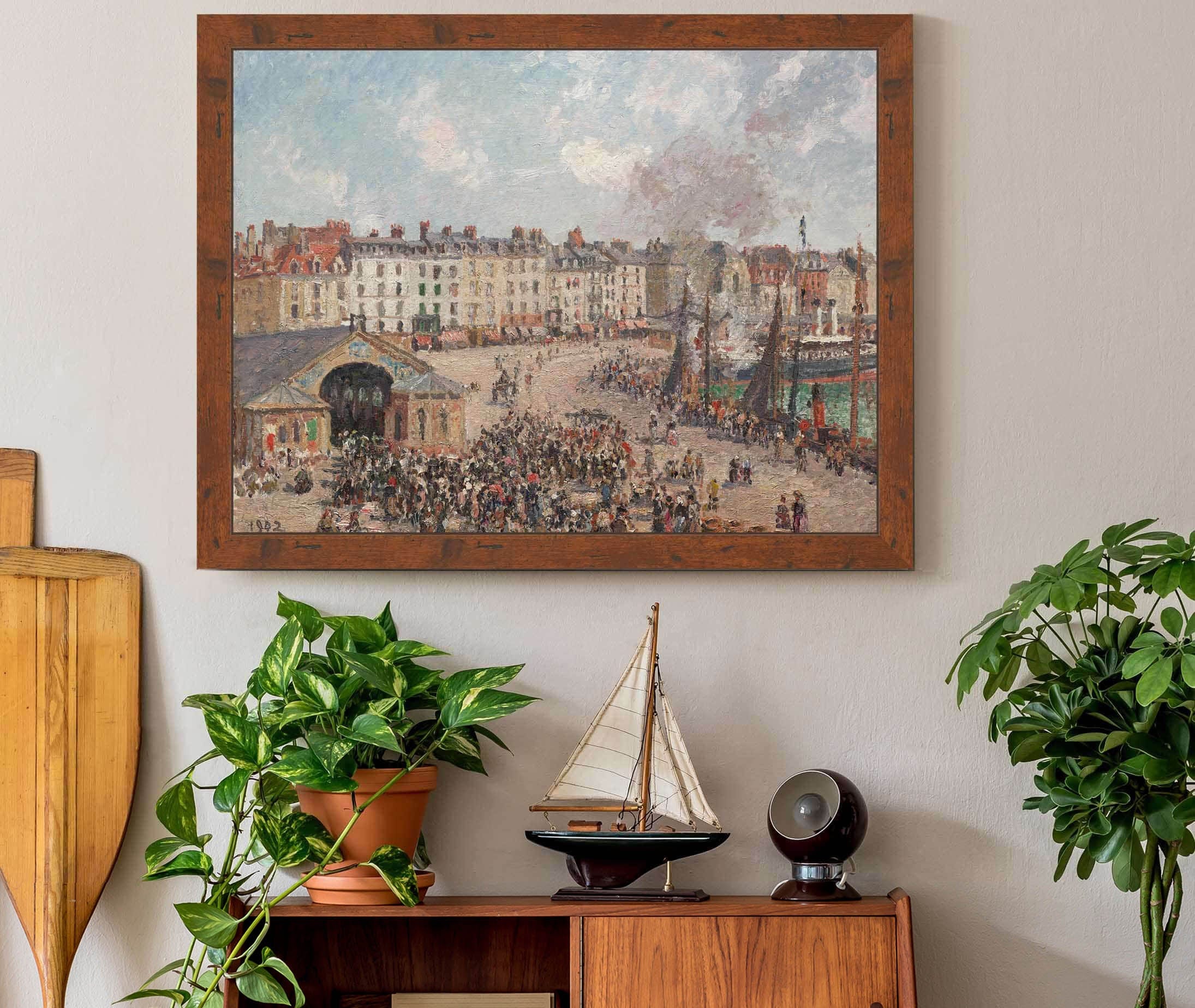 Fishmarket by Camille Pissarro - Image 3