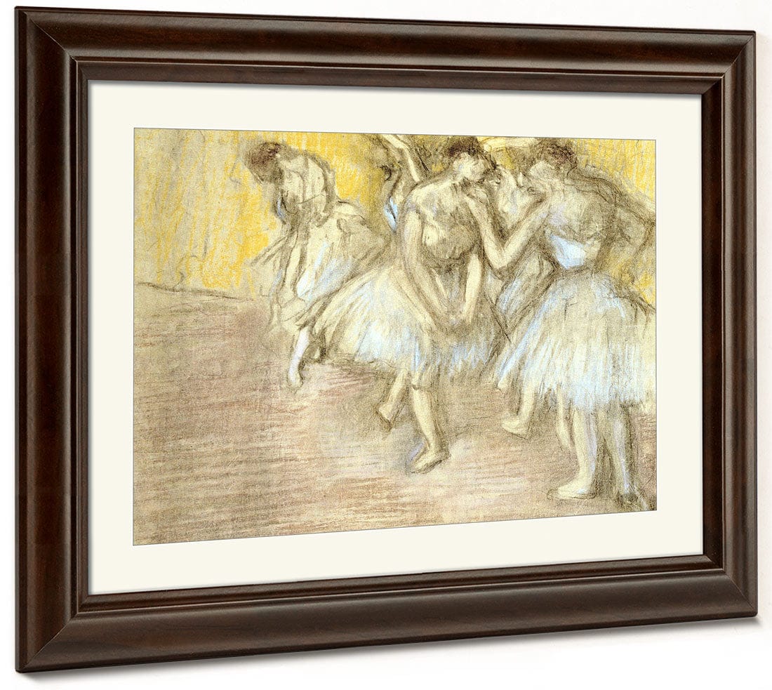 Five Dancers On Stage By Edgar Degas - Image 5