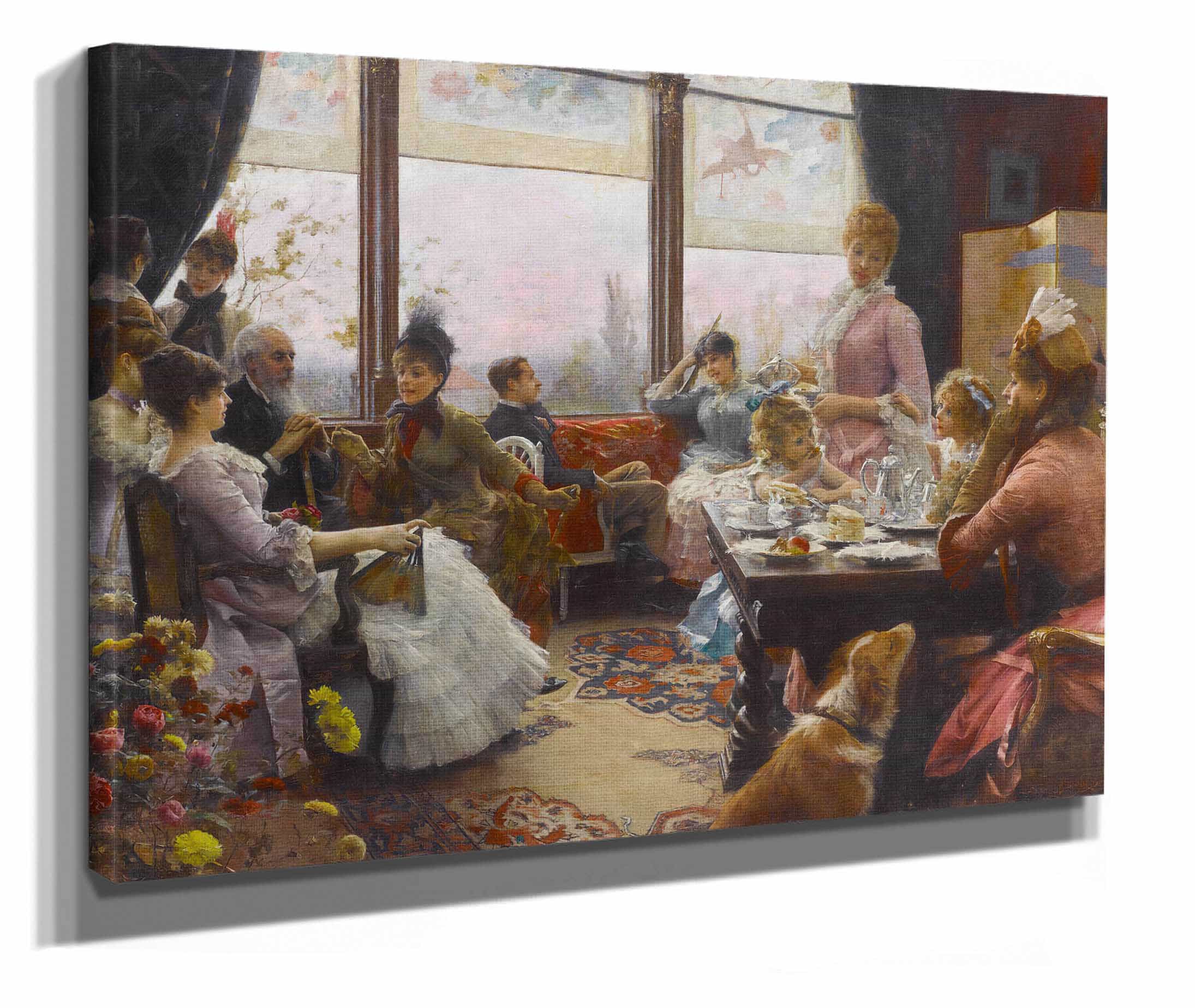 Five Oclock Tea by Julius Leblanc Stewart - Image 2