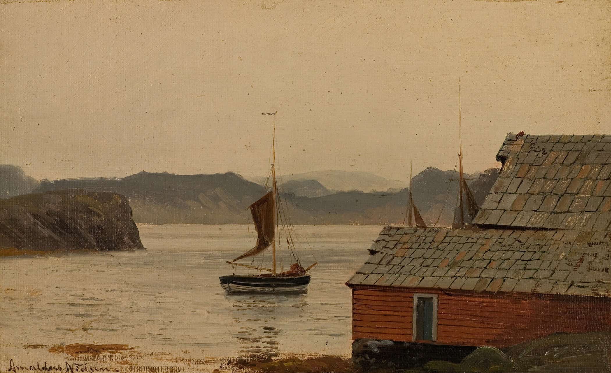 Fjordstudie By Amaldus Nielsen - Image 2