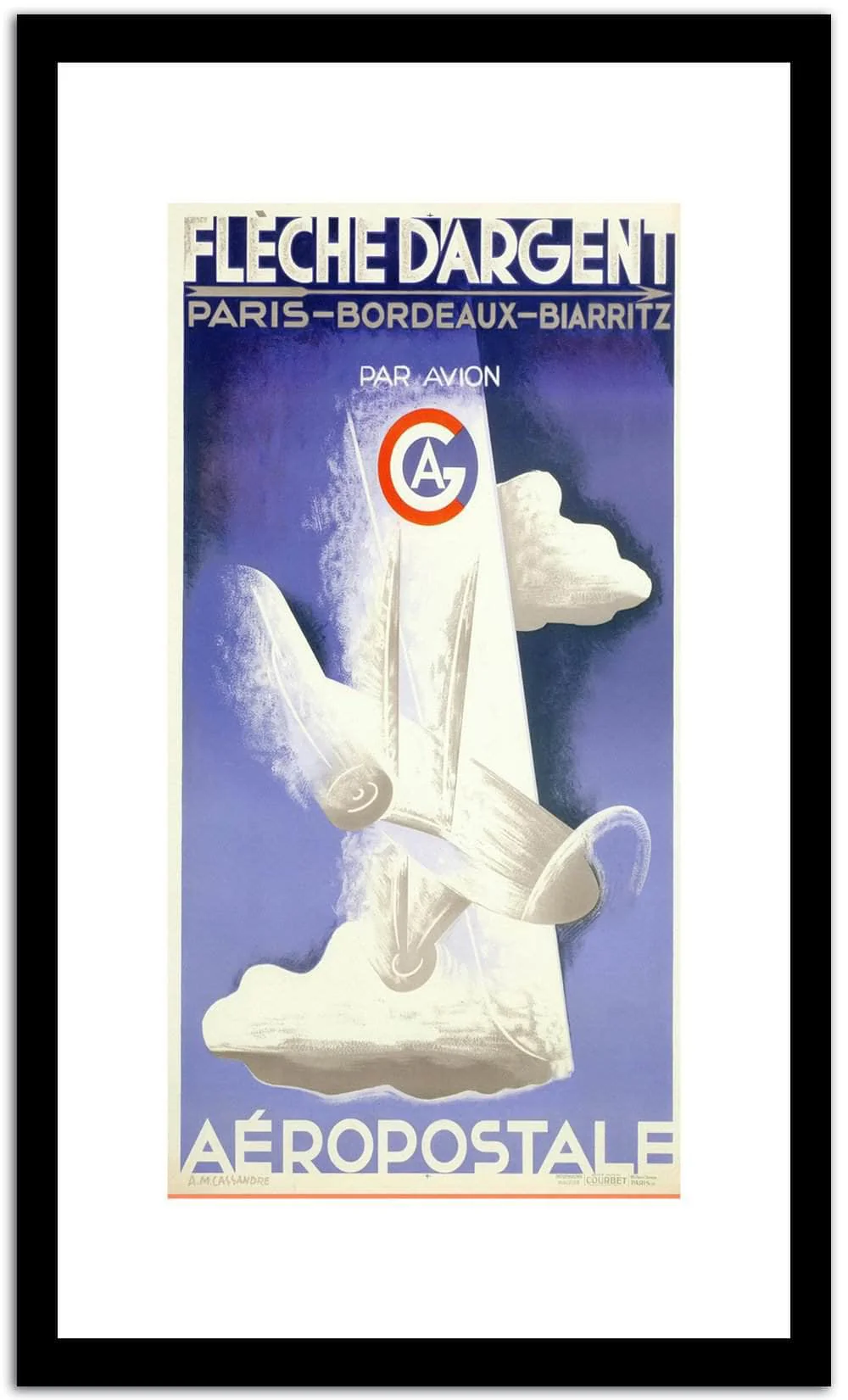 Flechedargent Vintage Poster