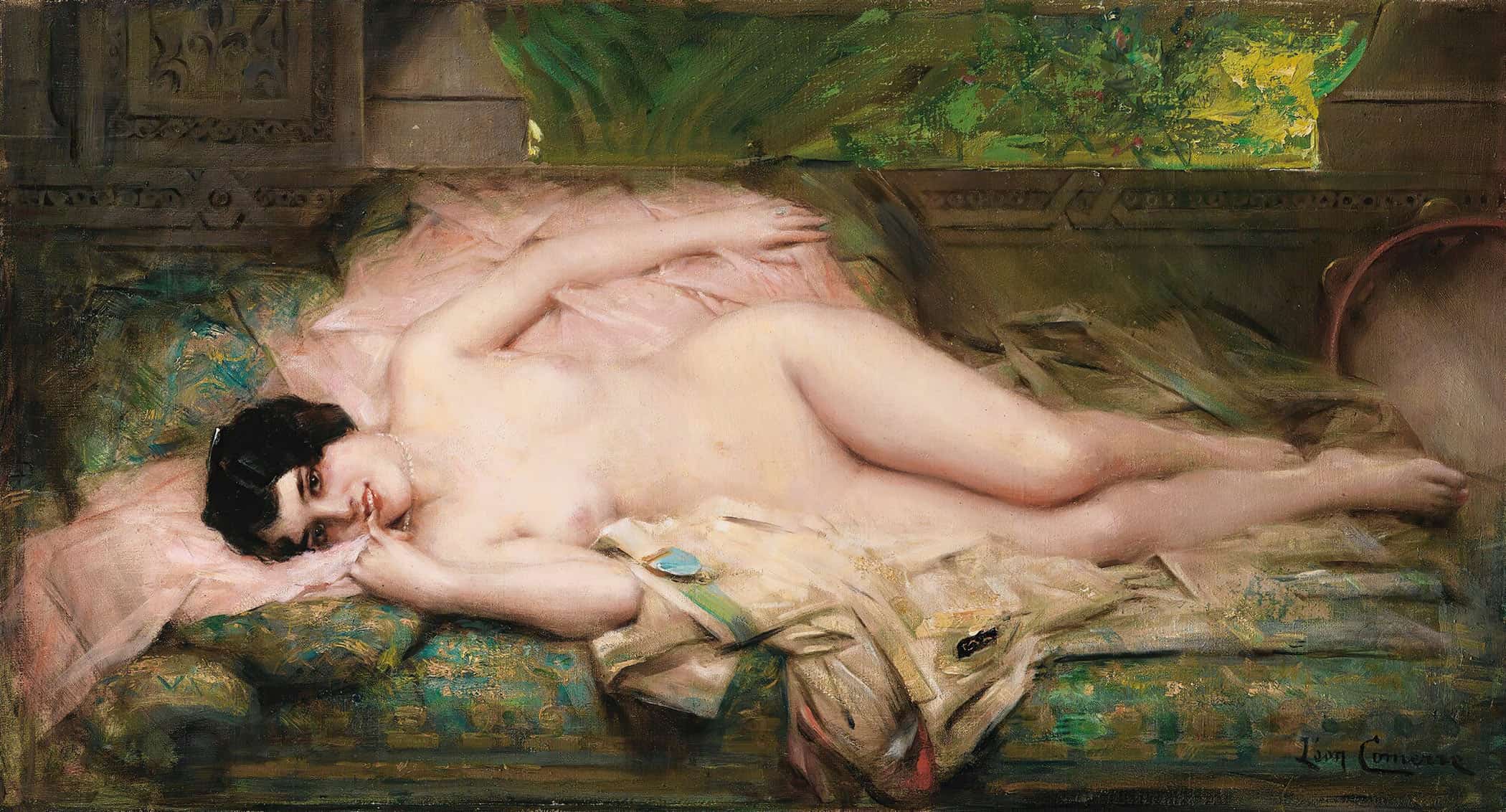 Fleur Dandalousie by Leon Francois Comerre - Image 2