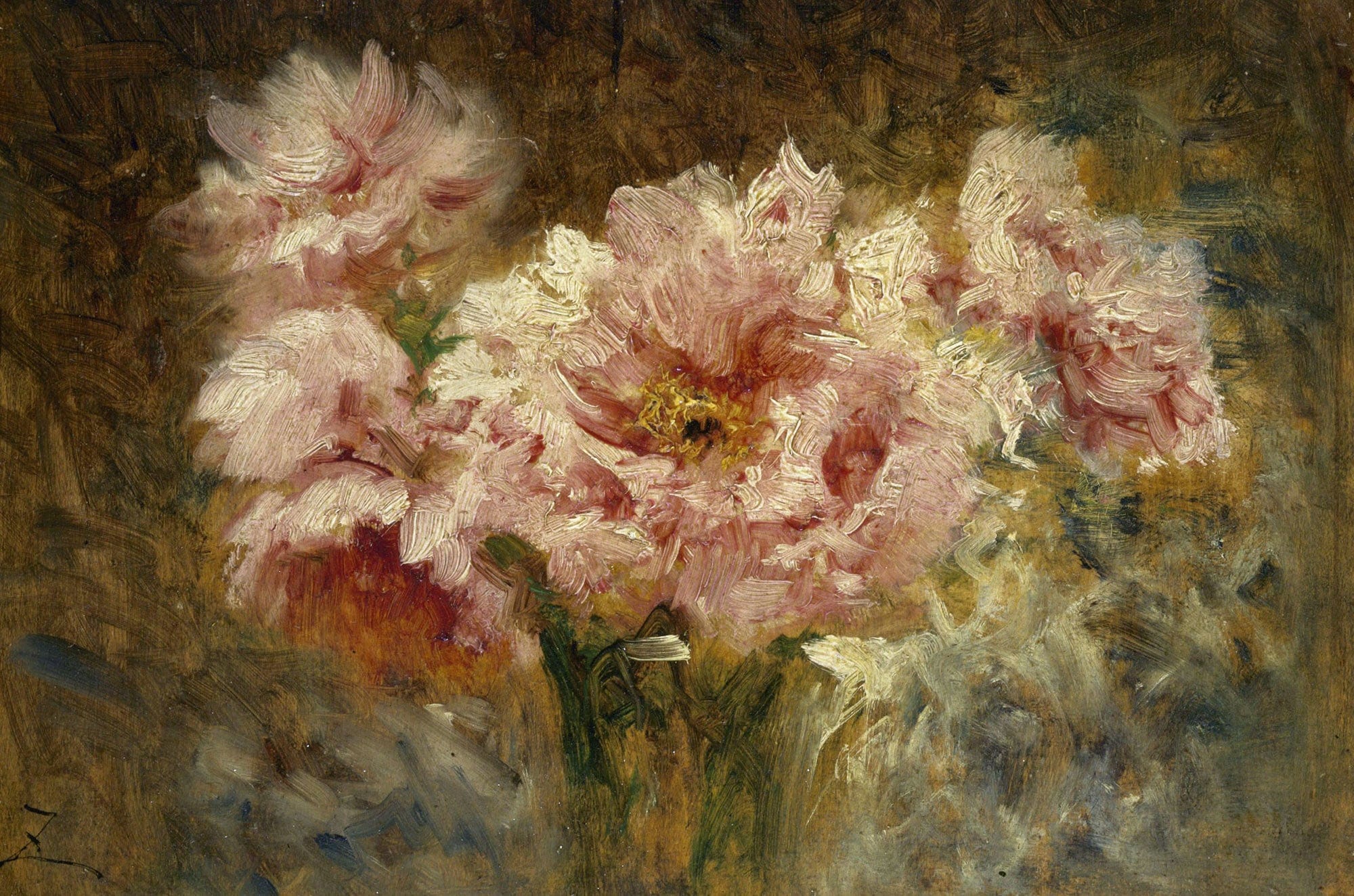 Fleurs by Felix Ziem - Image 2