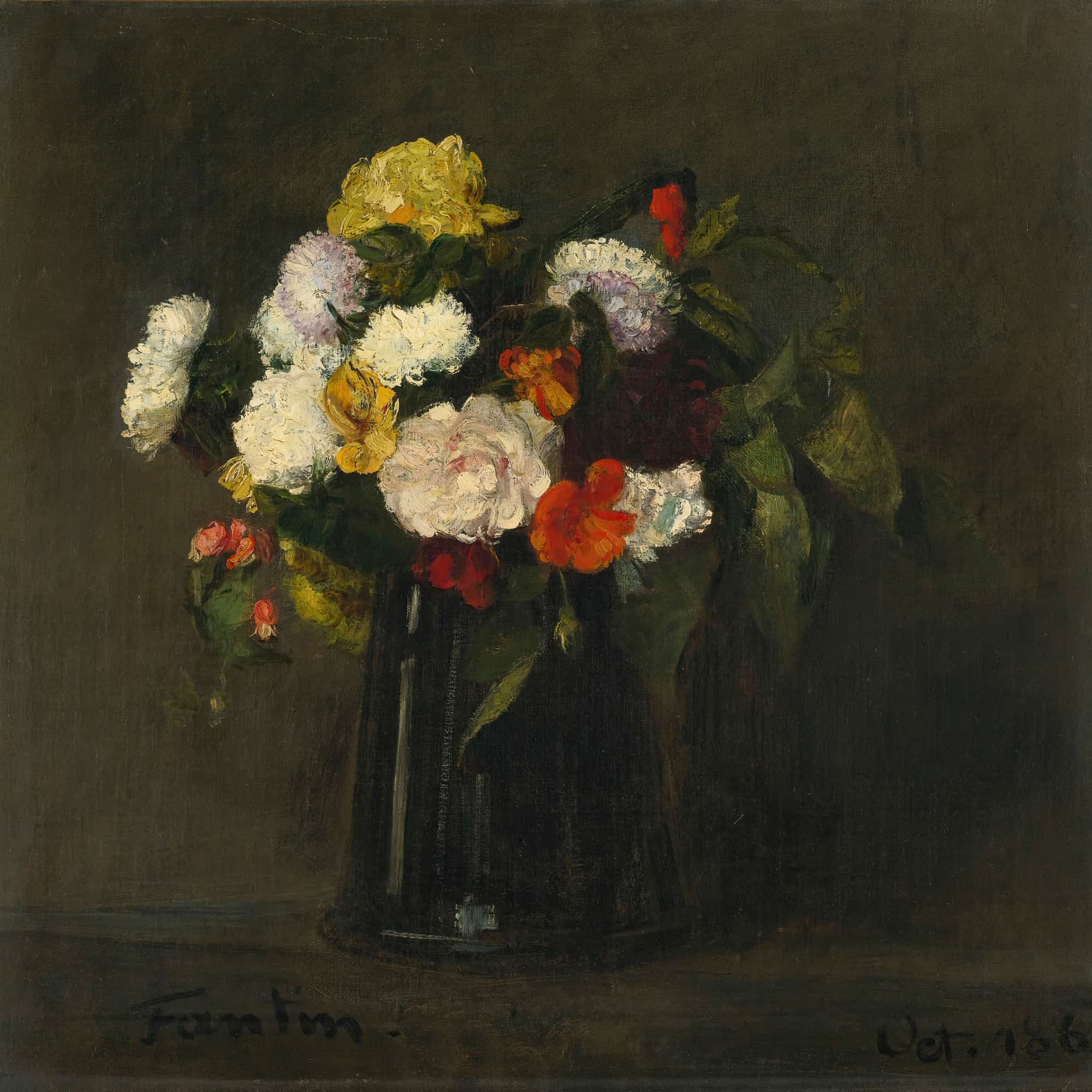 Fleurs by Henri Fantin Latour - Image 4