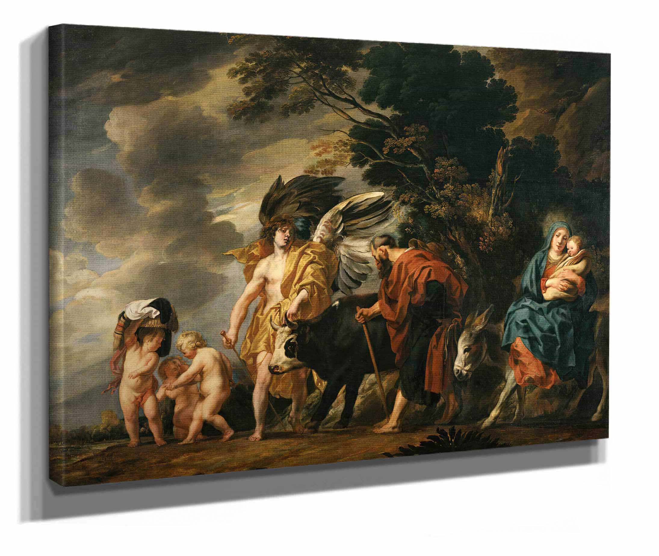 Flight Of The Holy Family Into Egypt by Jacob Jordaens - Image 2
