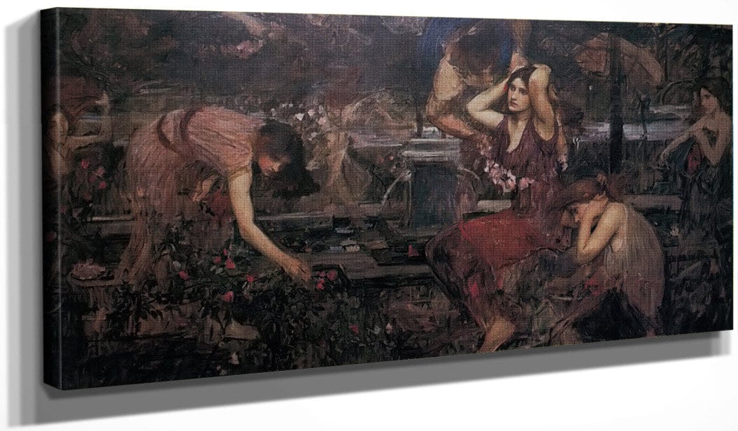 Flora And The Zephyrs 7 By John Waterhouse - Image 3
