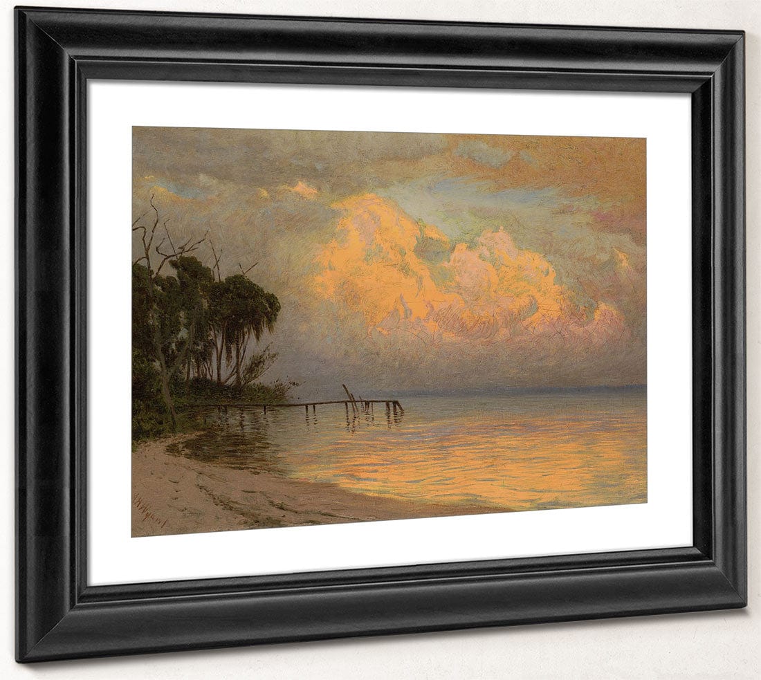 Florida Sunset, C. 1885 1892 By Alexander Helwig Wyant - Image 2