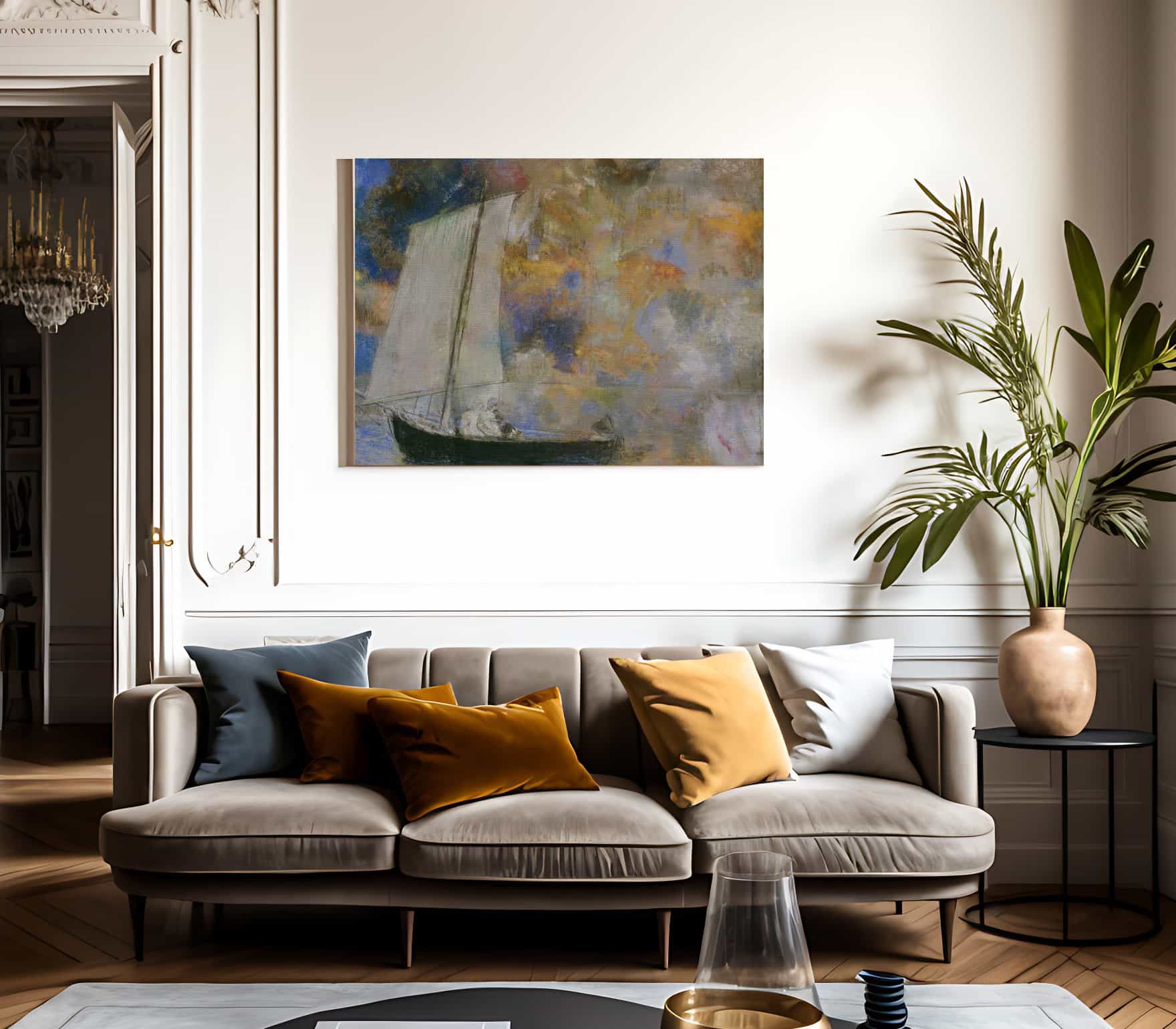 Flower Clouds By Odilon Redon - Image 3